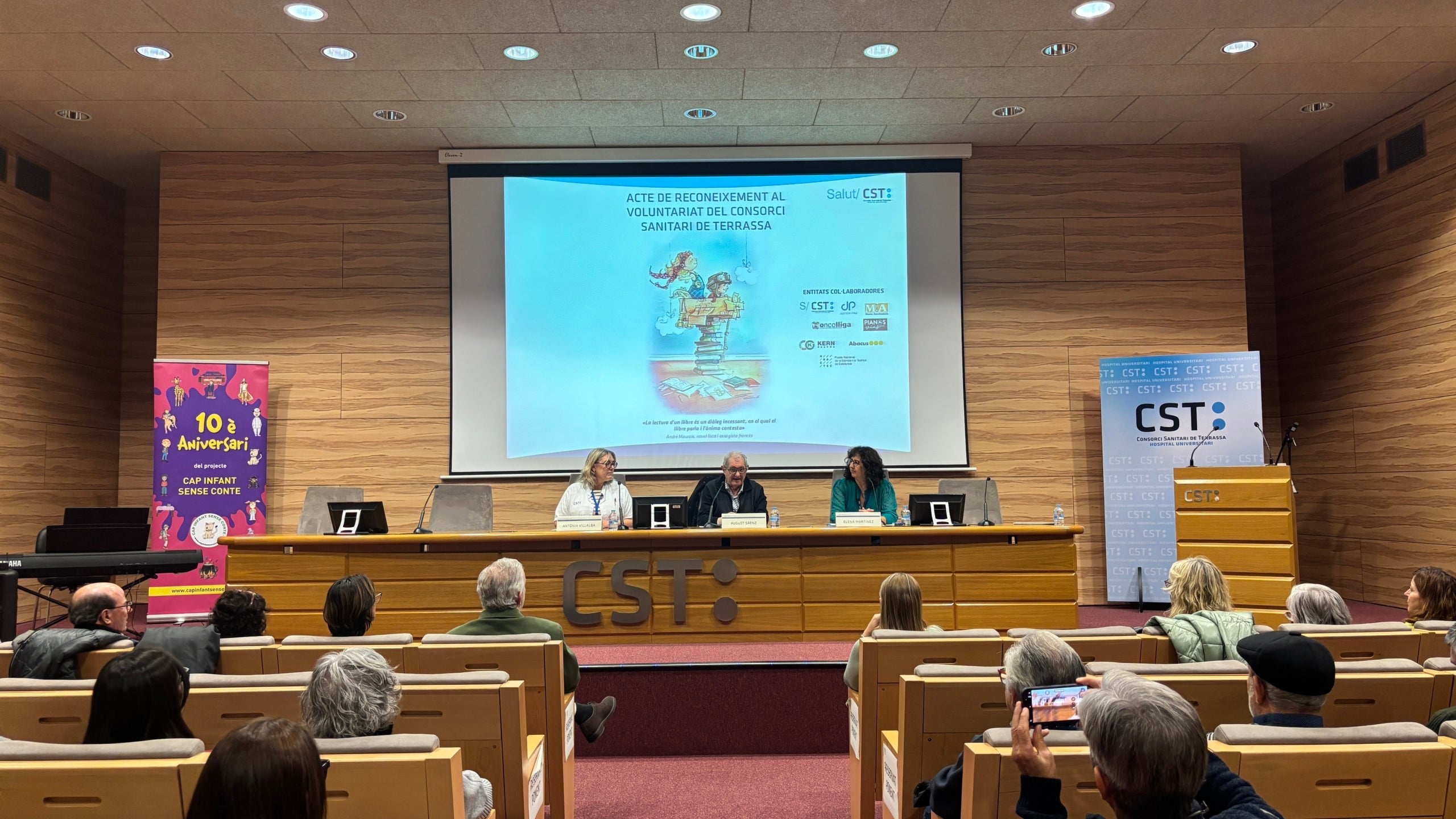 El CST celebra l'acte anual de reconeixement al voluntariat/cedida