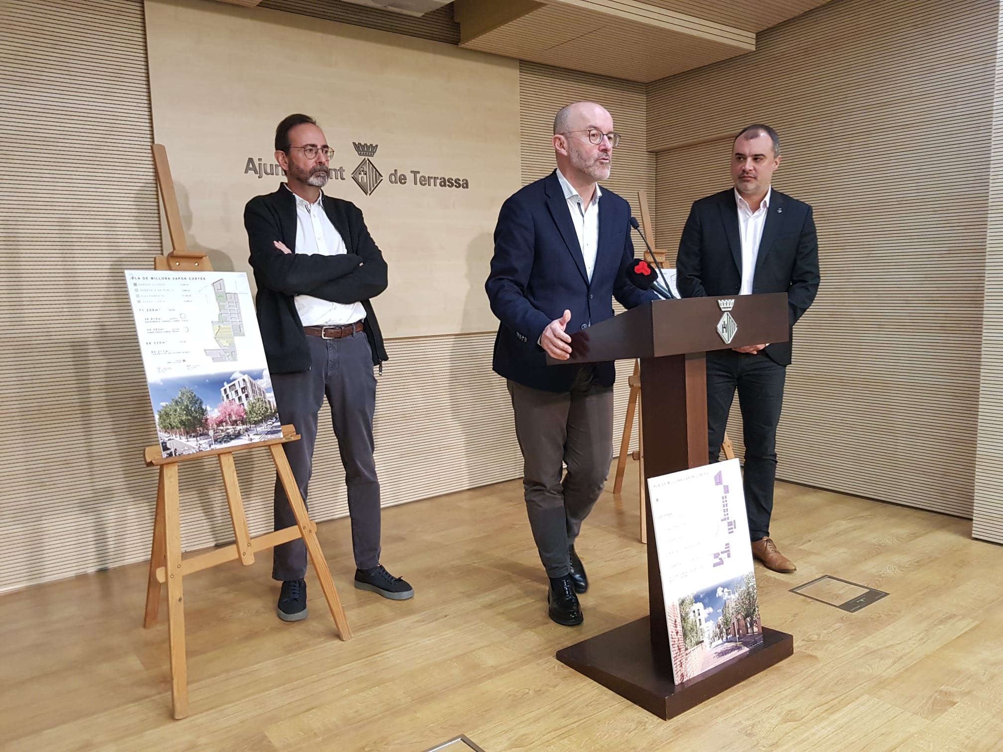 Acte de presentació del projecte de Pla de millora de l'àmbit Vapor Cortés de Terrassa | Lluïsa Tarrida