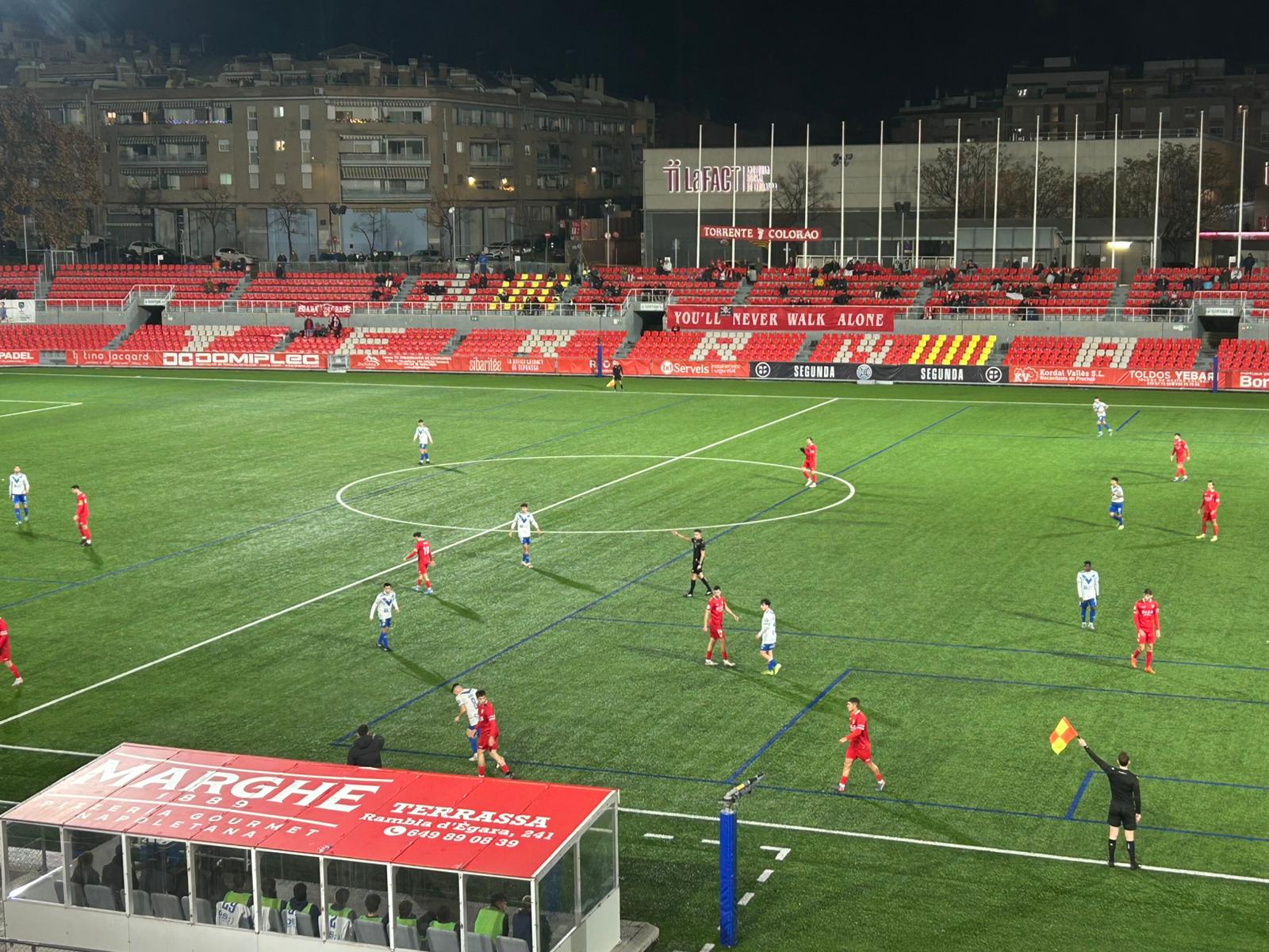 El Terrassa FC ha disputat davant l'Europa una nova eliminatòria de la Copa Catalunya | Marc Pérez