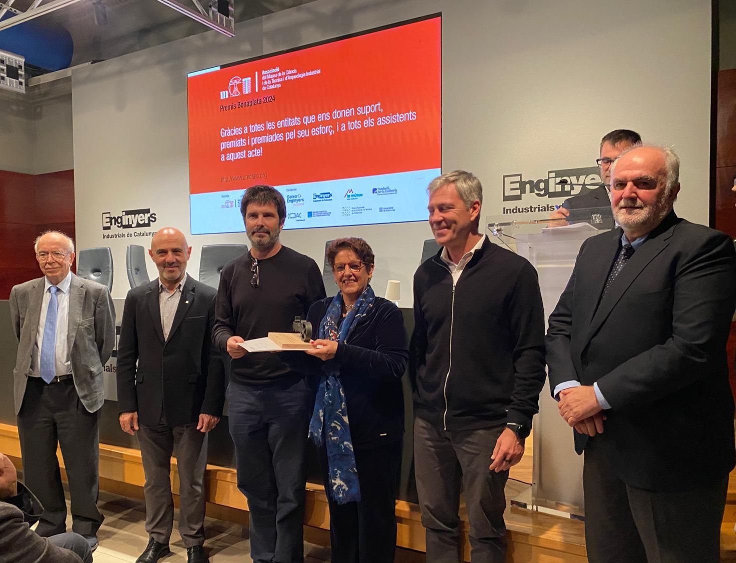 Lliurament del Premi Bonaplata al projecte de rehabilitació del Vapor Cortés | AMCTAIC