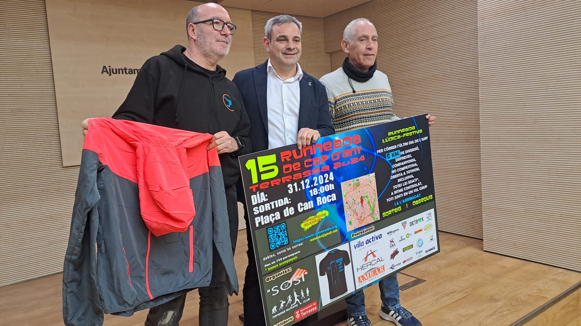 Presentació de la Runneada de Cap d’Any Terrassa 2024 | Oriol Manrique