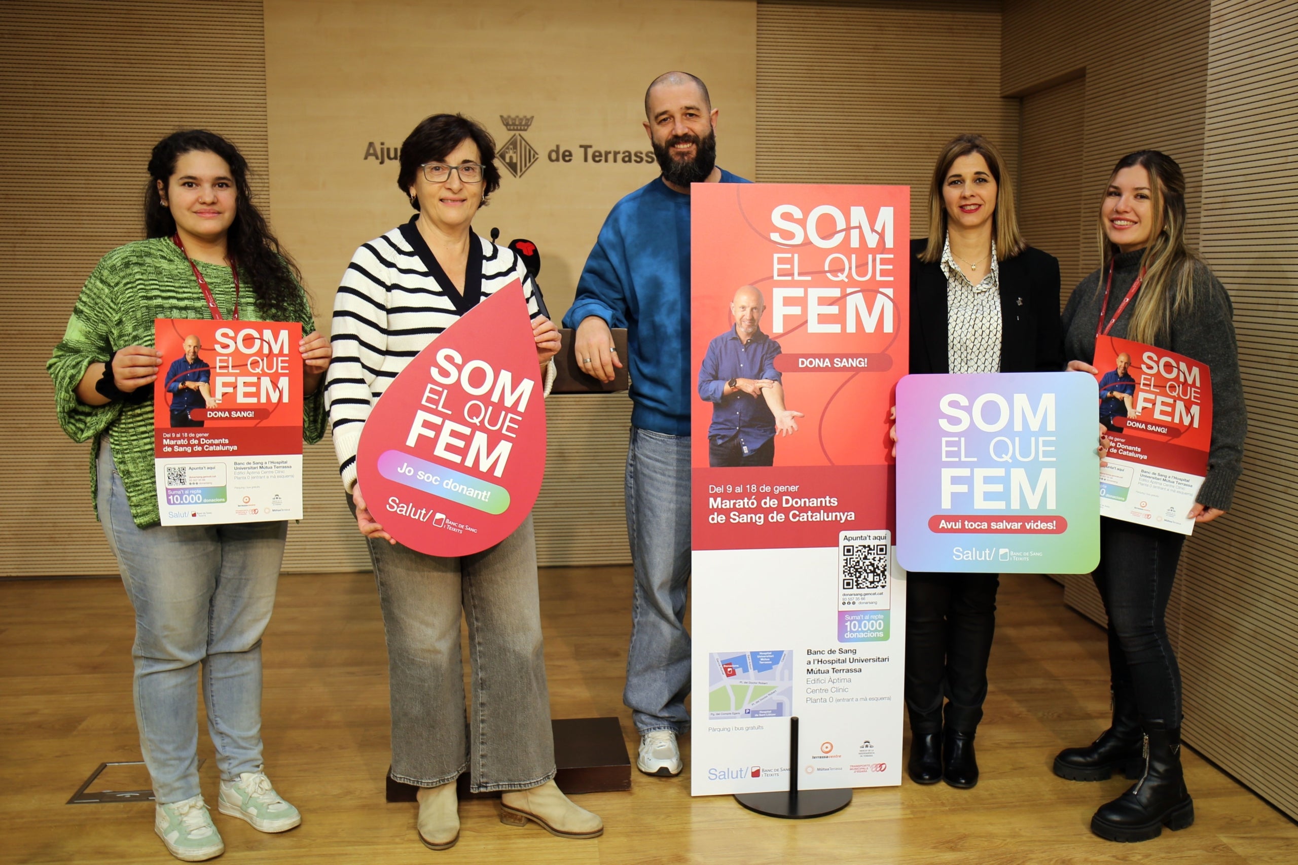 Presentació de la Marató de Sang de Terrassa d'aquest gener | Aj. Terrassa