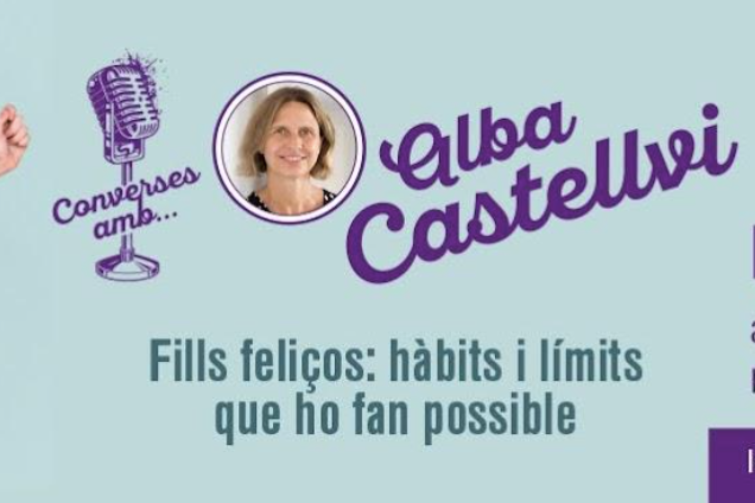 'Fills feliços: hàbits i límits que ho fan possible' amb Alba Castellvi Escola Pia de Terrassa | Escola Pia