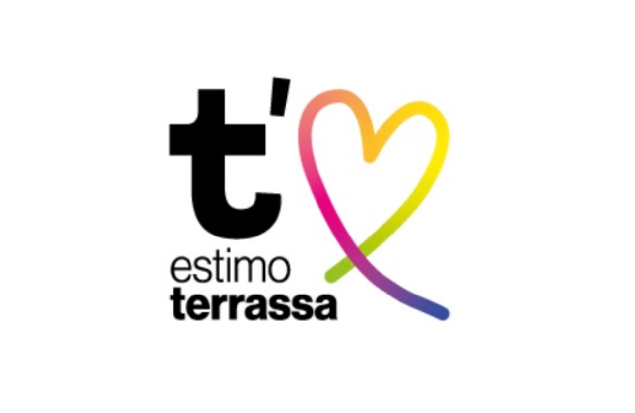 Logo de la nova campanya 'T'estimo Terrassa'