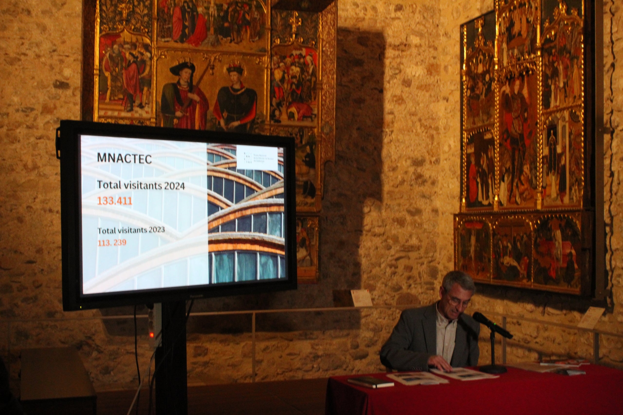 Acte de presentació del catàleg de rutes turístiques 2025 a Terrassa | Lucia Rivera