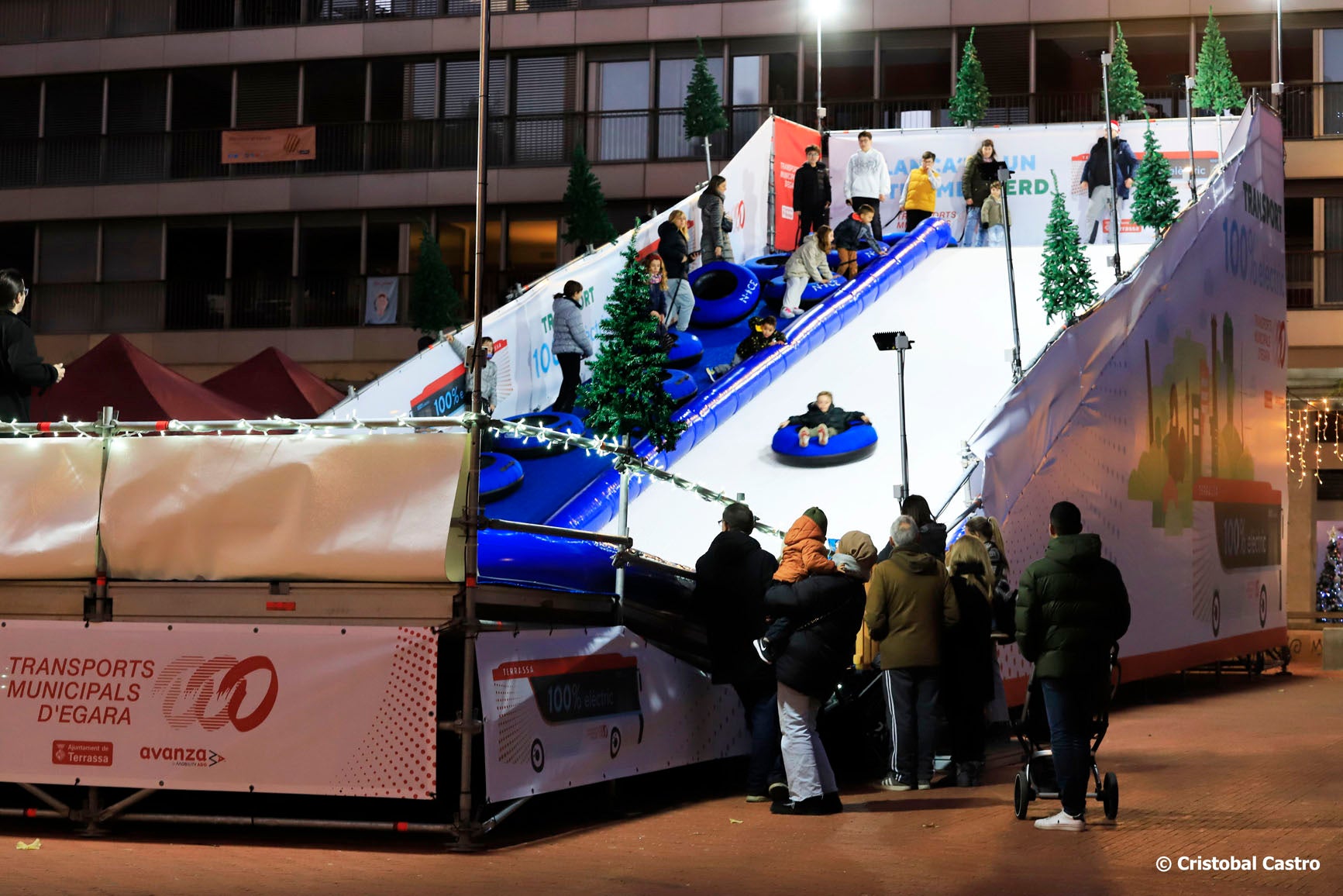 El tobogan va ser una de les novetats d'aquest any per Nadal | Cristóbal Castro