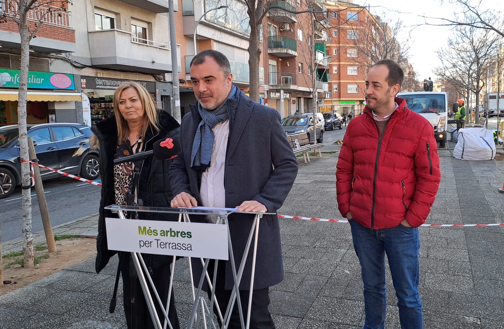 Presentació del pla de plantació d'arbrat previst per aquest 2025 a la Rambla Francesc Macià | Oriol Manrique