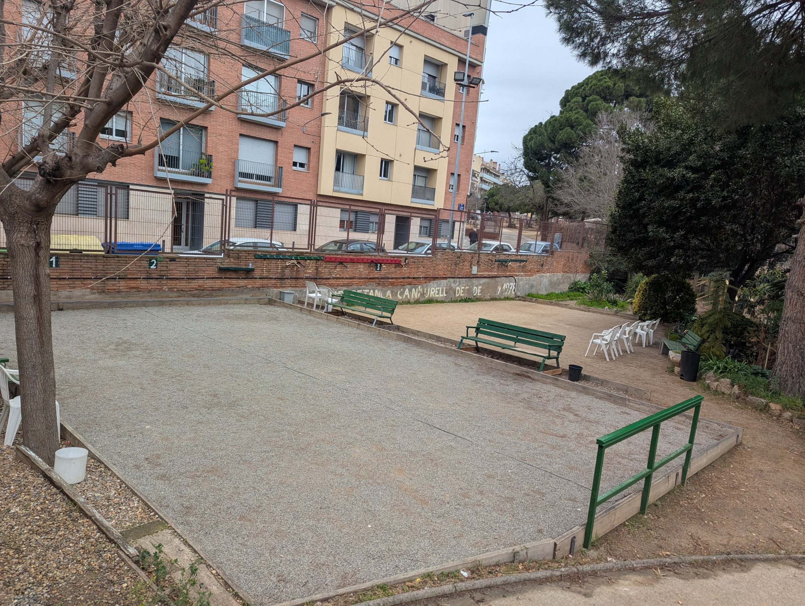 Zona de la petanca del parc de Sant Jordi | Ajuntament de Terrassa