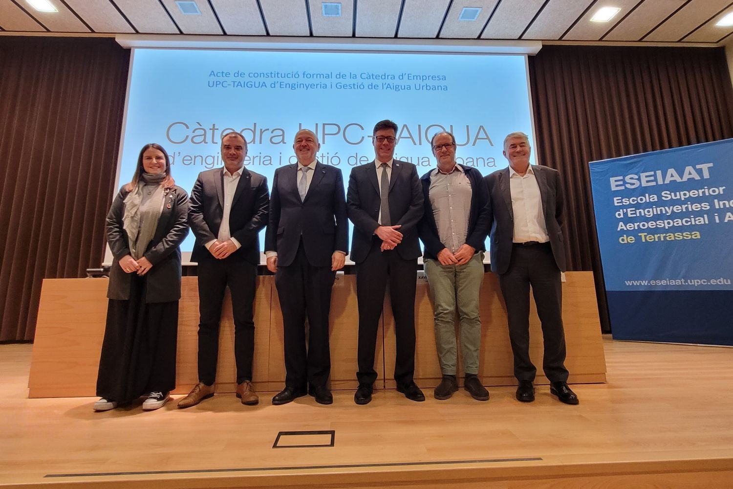 Es crea la Càtedra d’empresa UPC-TAIGUA d’Enginyeria i Gestió de l’Aigua Urbana | UPC
