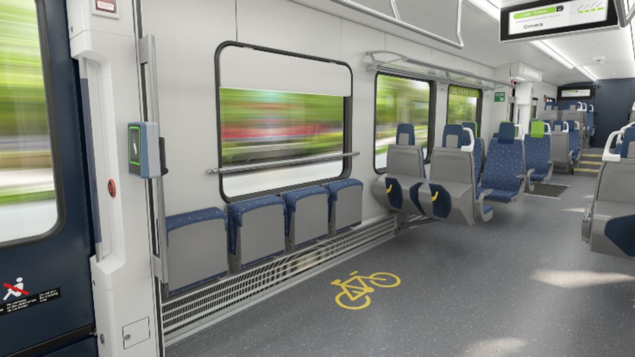 Interior d'un dels trens que fabrica Stadler per a la línia de Lleida-Terrassa | FGC