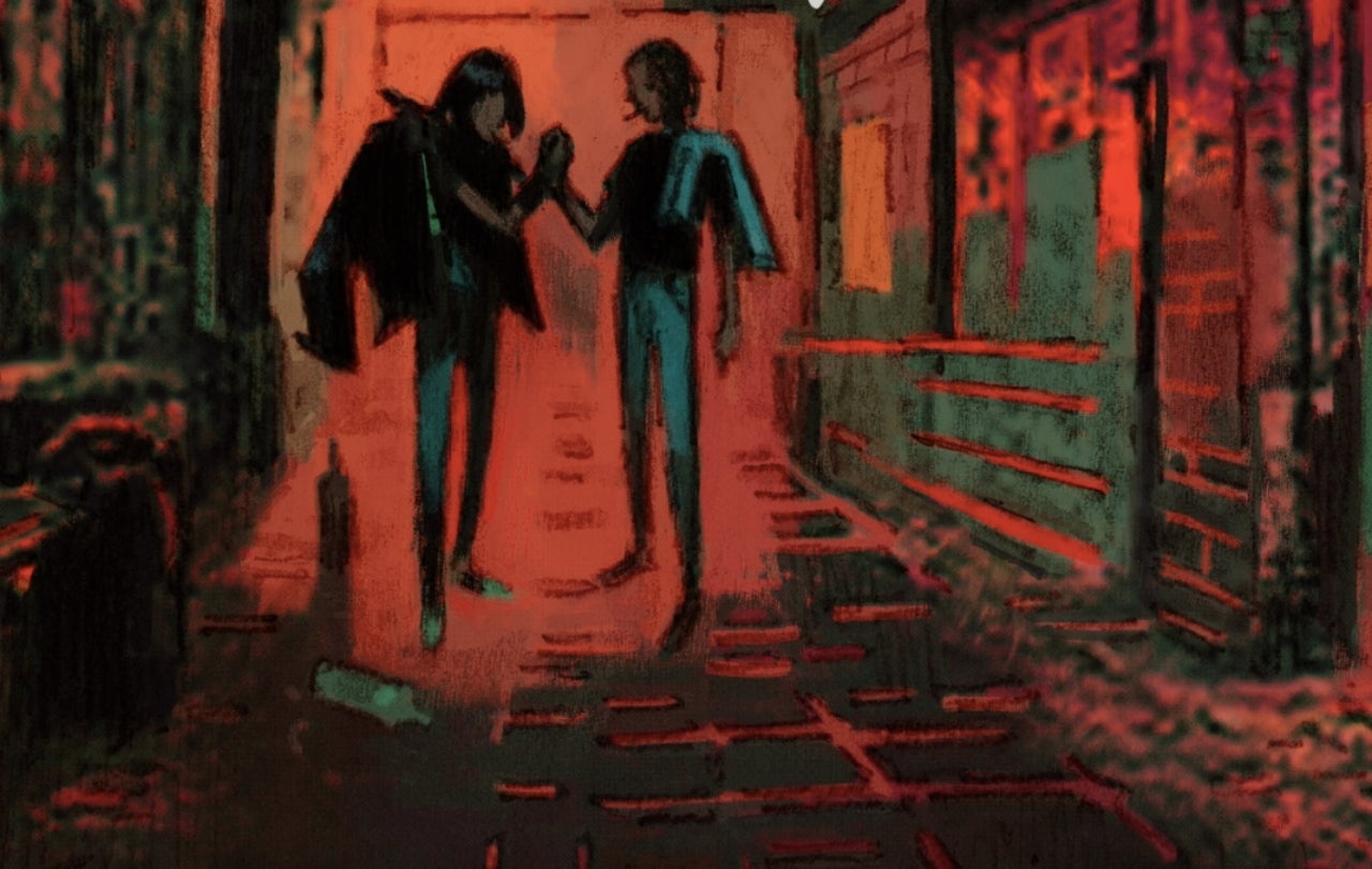 Portada de la novel·la 'Calles grises: hermanos de sangre' de Christian de Dios