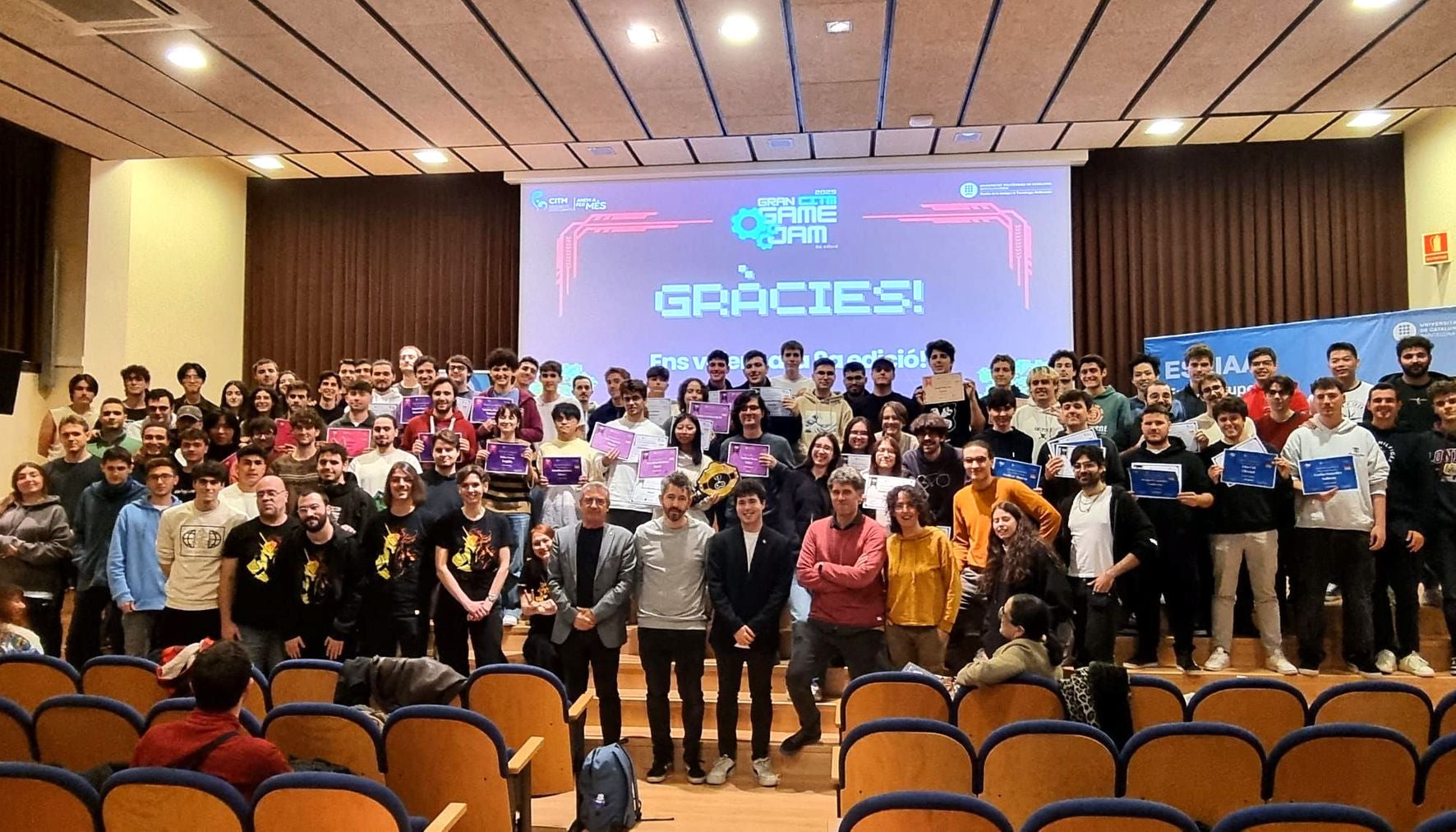 Entrega de premis de la 8a edició de la Gran CITM Game Jam | Ajuntament de Terrassa