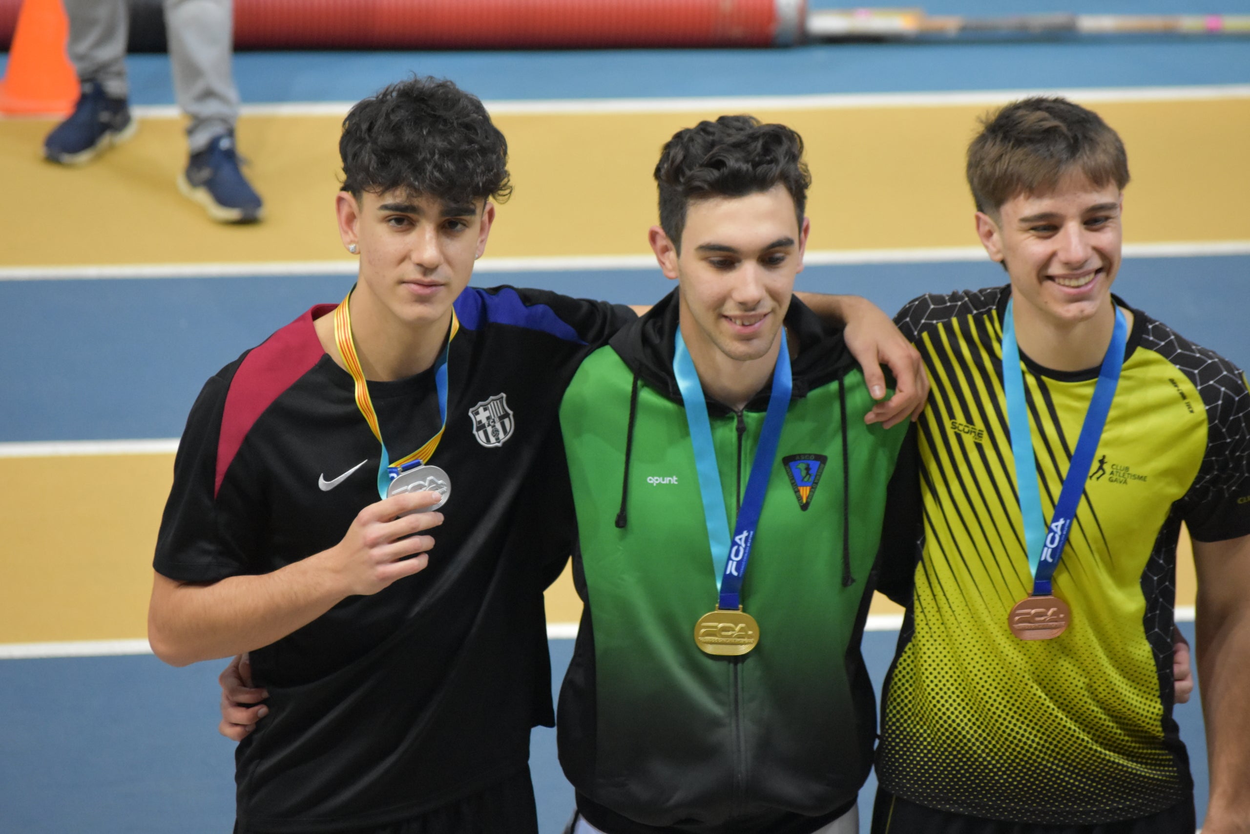 Hugo Hernández puja al podi del Campionat de Catalunya Sub-20 d'Atletisme | UAT