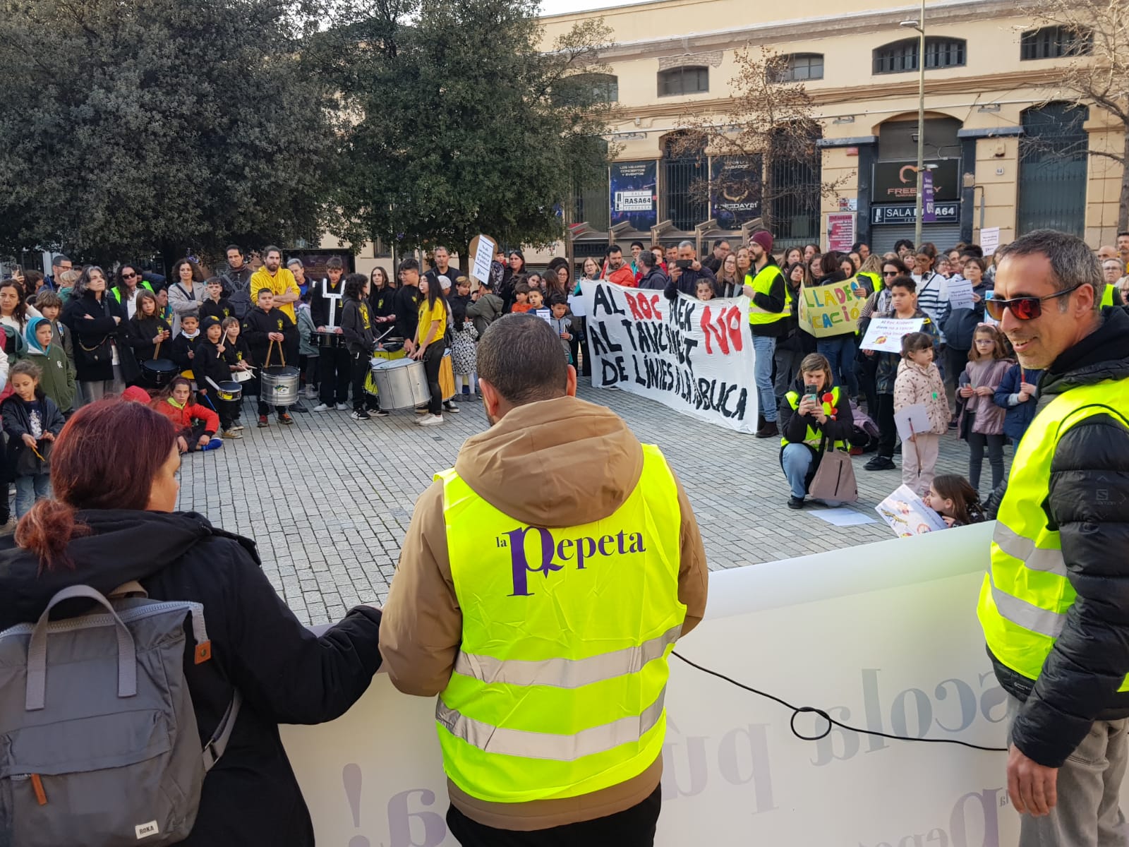 La comunitat educativa de Terrassa protesta contra el tancament de 9 línies | Lluïsa Tarrida 