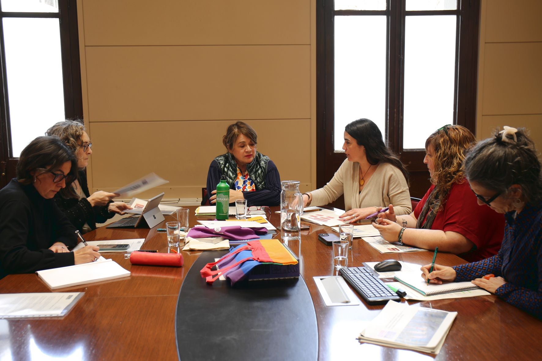 Reunió amb la regidora Lluïsa Melgares i la direcció d'Igualtats de la Diputació | Aj. Terrassa