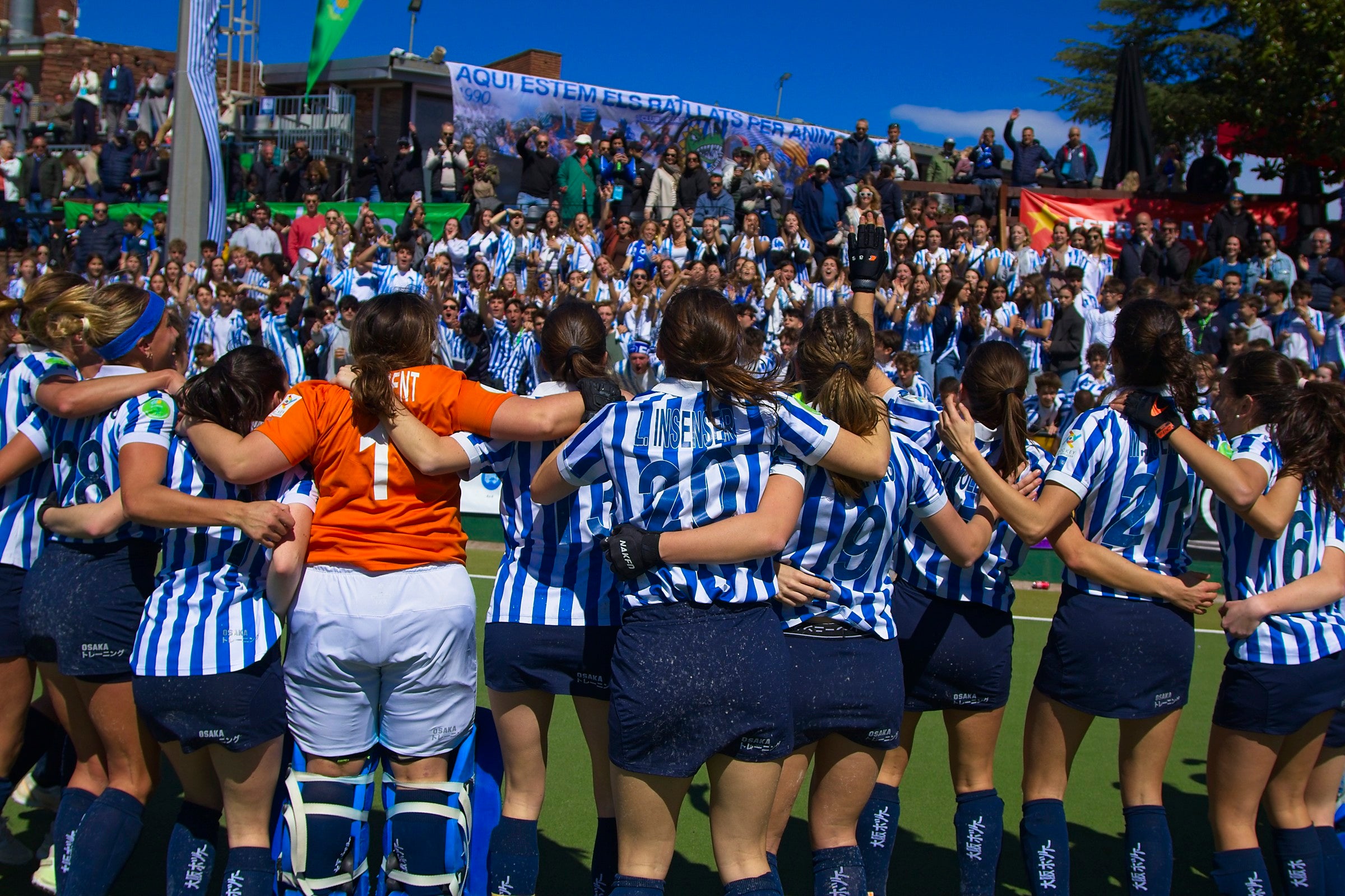 El Club Egara femení durant la Copa de la Reina d'aquest any | Cristian Torras