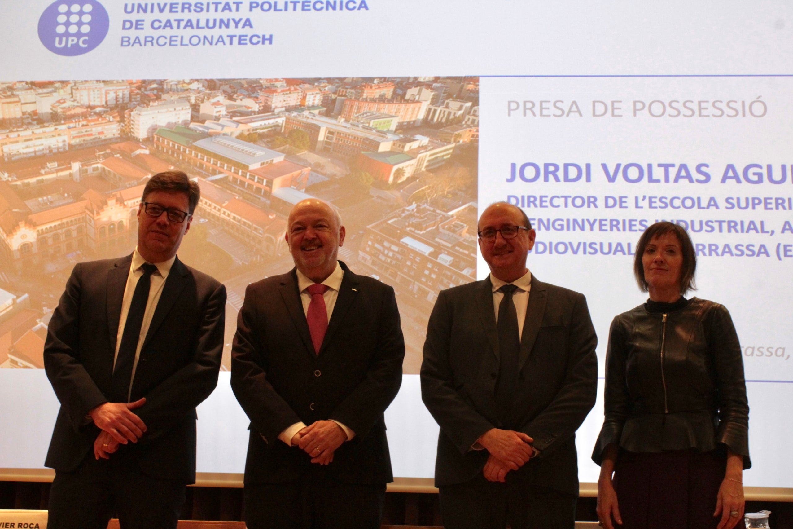 Acte de presa possessió del càrrec de nou director de l’ESEIAAT, Jordi Voltas | Lucia Rivera