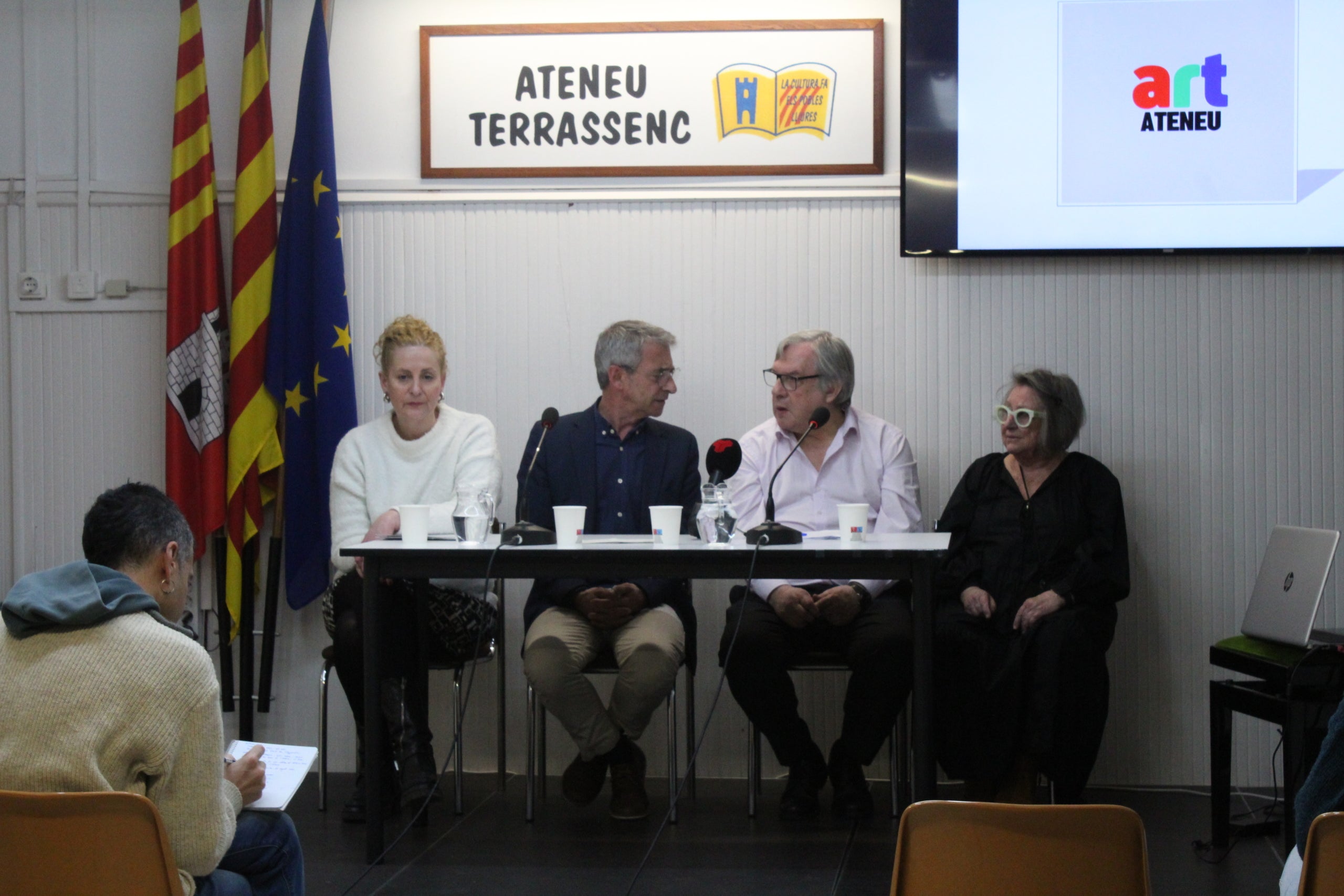 Acte de presentació del projecte Art-Ateneu, a l'Ateneu Terrassenc | Lucia Rivera