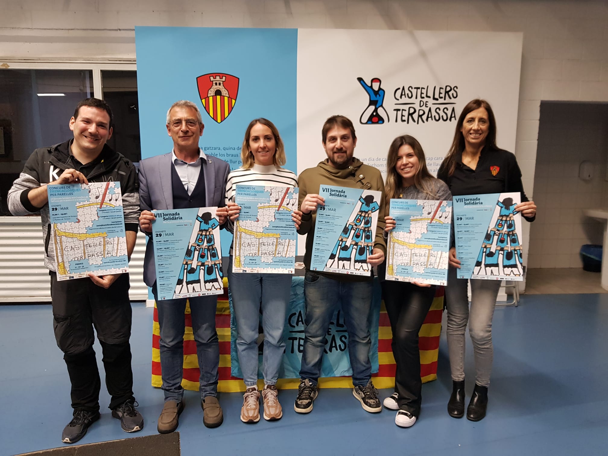 Acte de presentació de la 7a Jornada Solidària dels Castellers de Terrassa | Lluïsa Tarrida