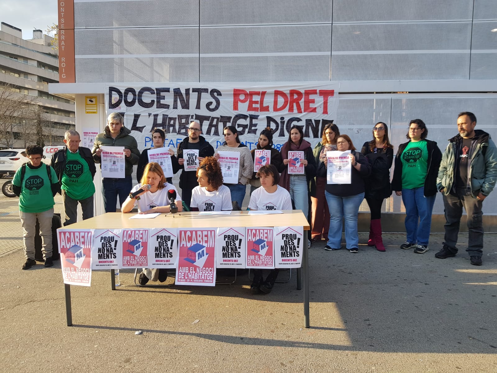 Acte de presentació de la Plataforma Docents 082 Vallès | Lluïsa Tarrida