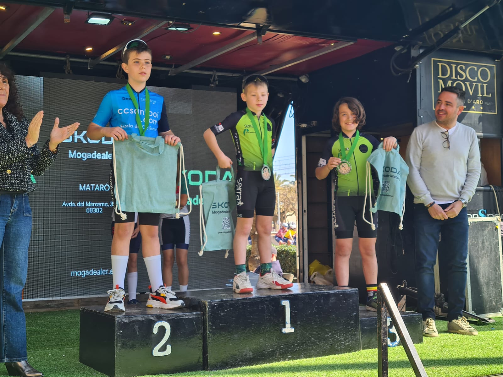 En la categoria de principiant masculí, Alex Hernández va ser primer i Aniol Gil tercer | Escola de Ciclisme Vallès