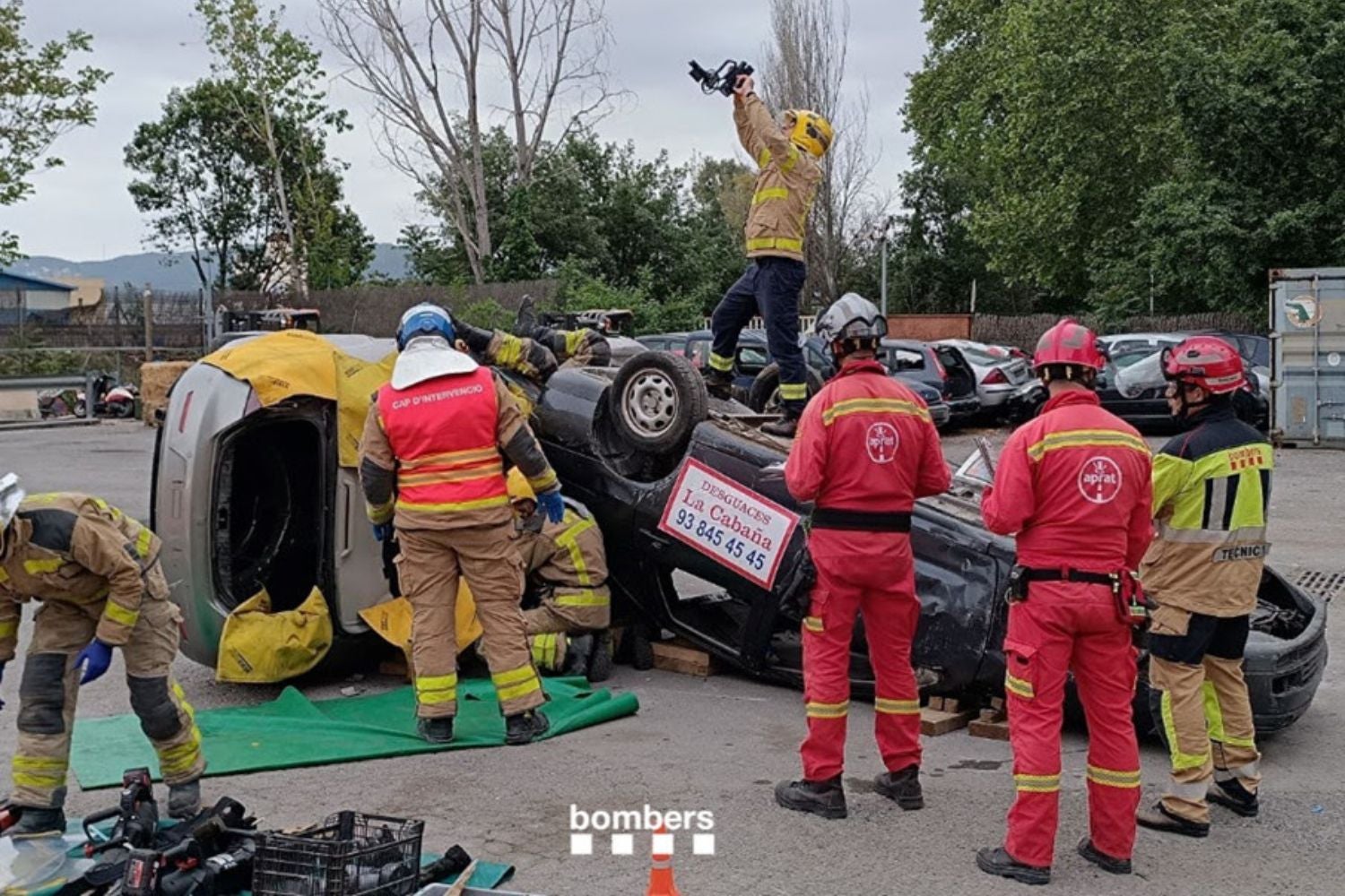 Els Bombers de la Generalitat celebren la XX edició del Concurs de Rescat en Accidents de Trànsit | gencat