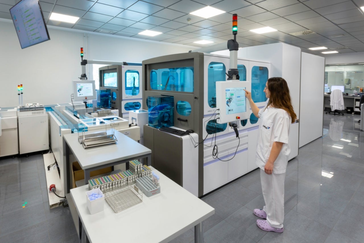 Nova zona de preanalítica i bioquímica de Catlab | Cedida