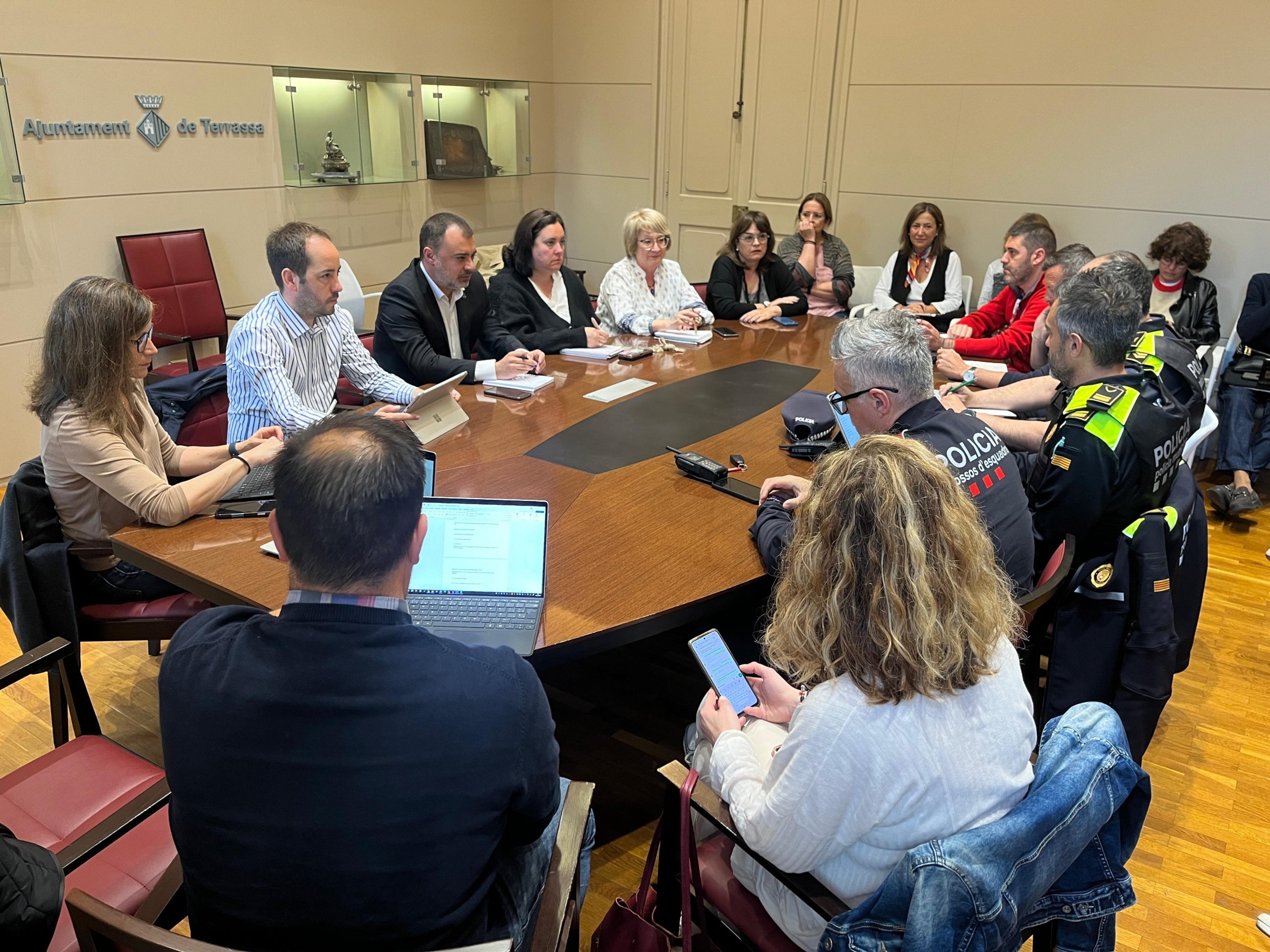 Aquest matí s'ha celebrat una nova trobada del Comitè d'Emergència Municipal | Ajuntament de Terrassa