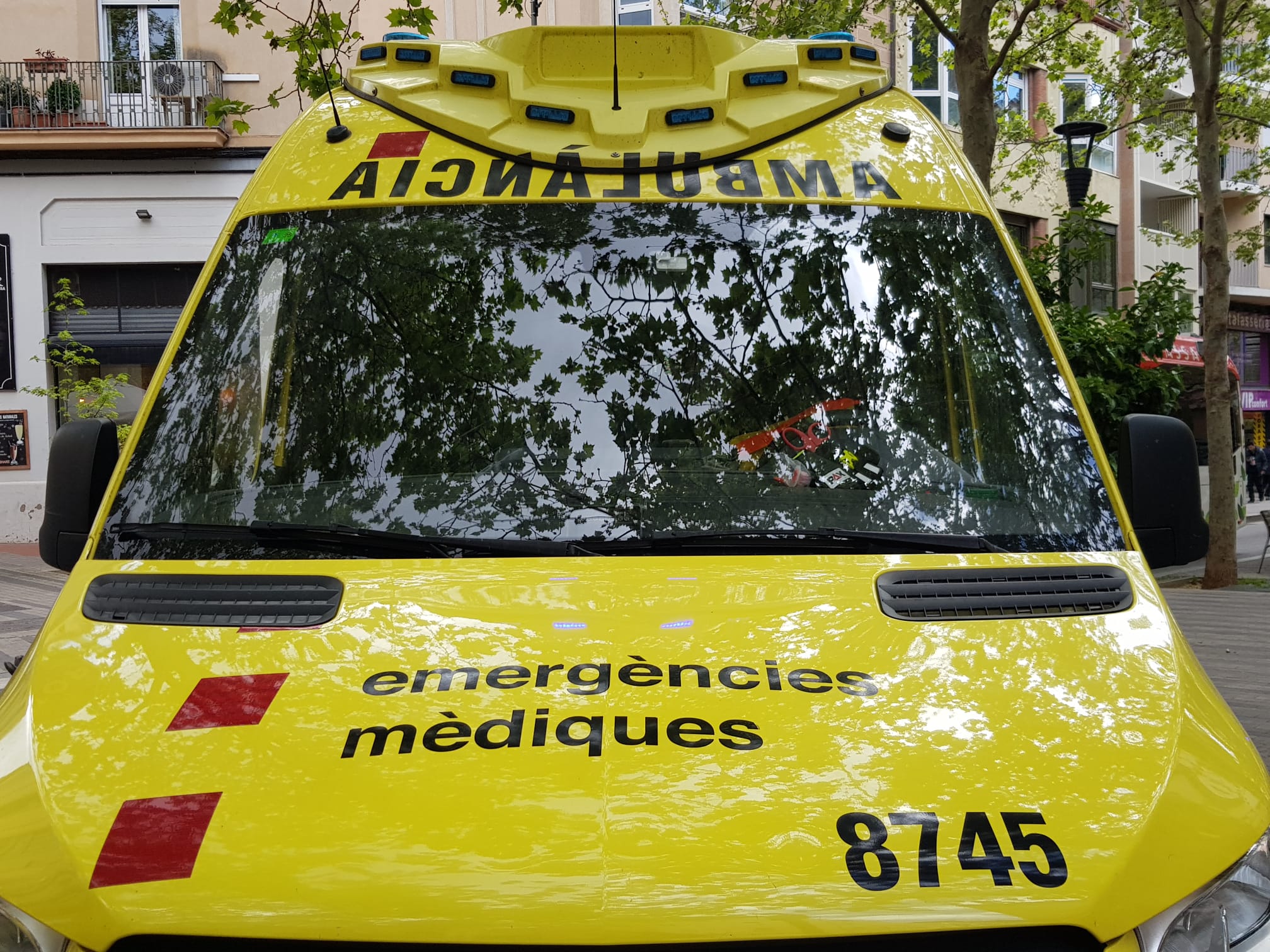 Una ambulància del SEM | Lluïsa Tarrida