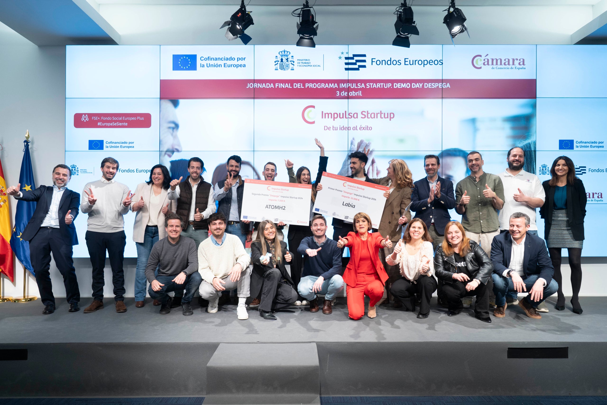 Guanyadors i finalistes de la final nacional IMpulsa Startup | Cambra de Comerç de Terrassa
