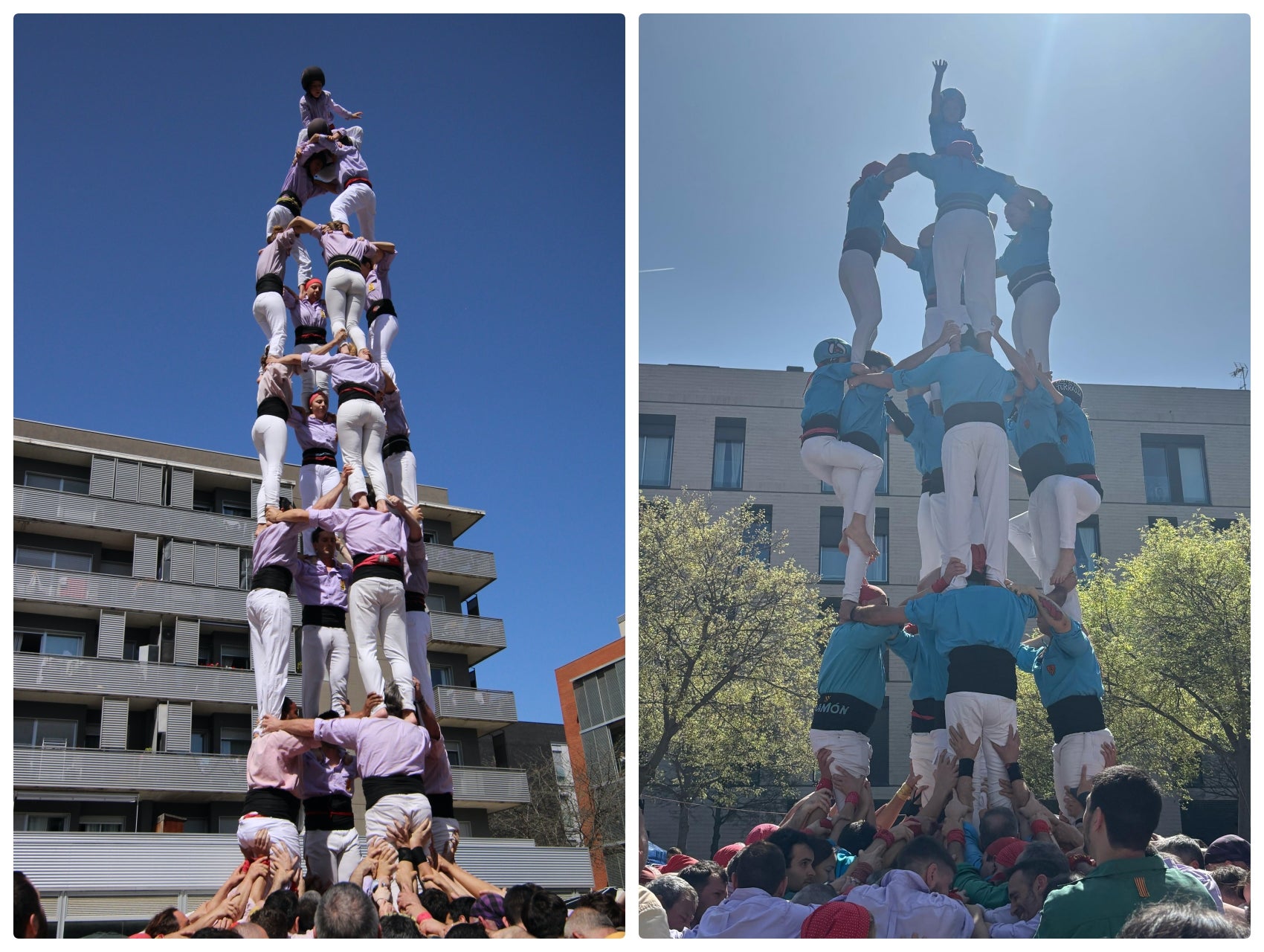 Actuació dels Castellers de Terrassa i Minyons a Volpelleres | Cedides
