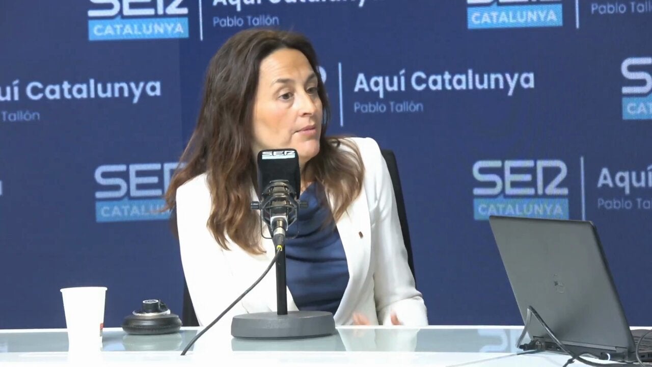 Esther Niubó, consellera d'Educació, en l'entrevista a la SER