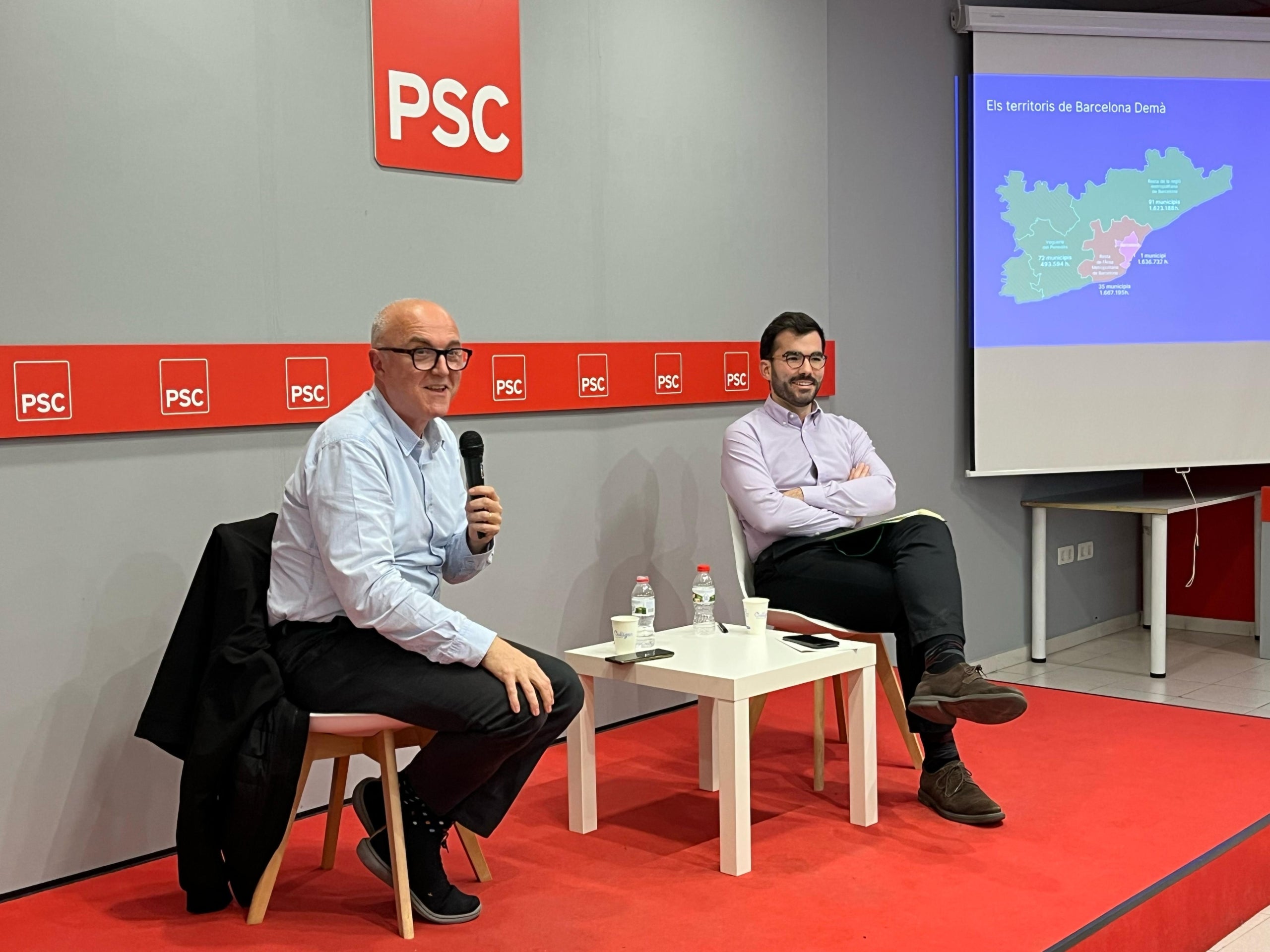 Trobada a la seu socialista per parlar del paper de Terrassa en la regió metropolitana | PSC