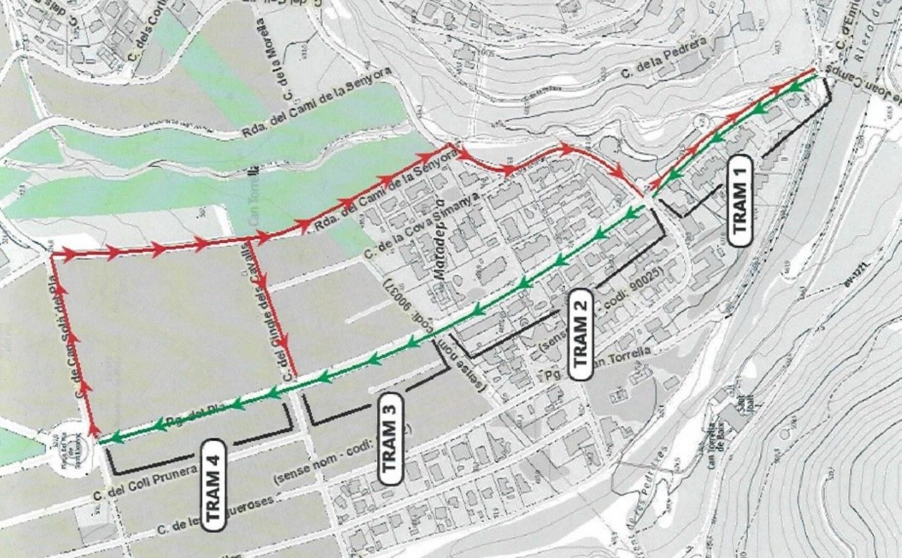 Obres de canalització a Matadepera | Aj. Matadepera