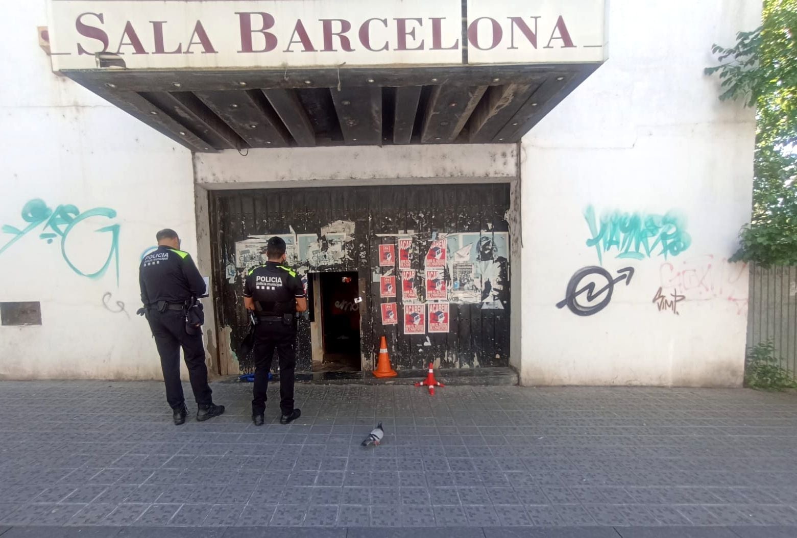 Actuación en un local de la avenida de Barcelona | PMT
