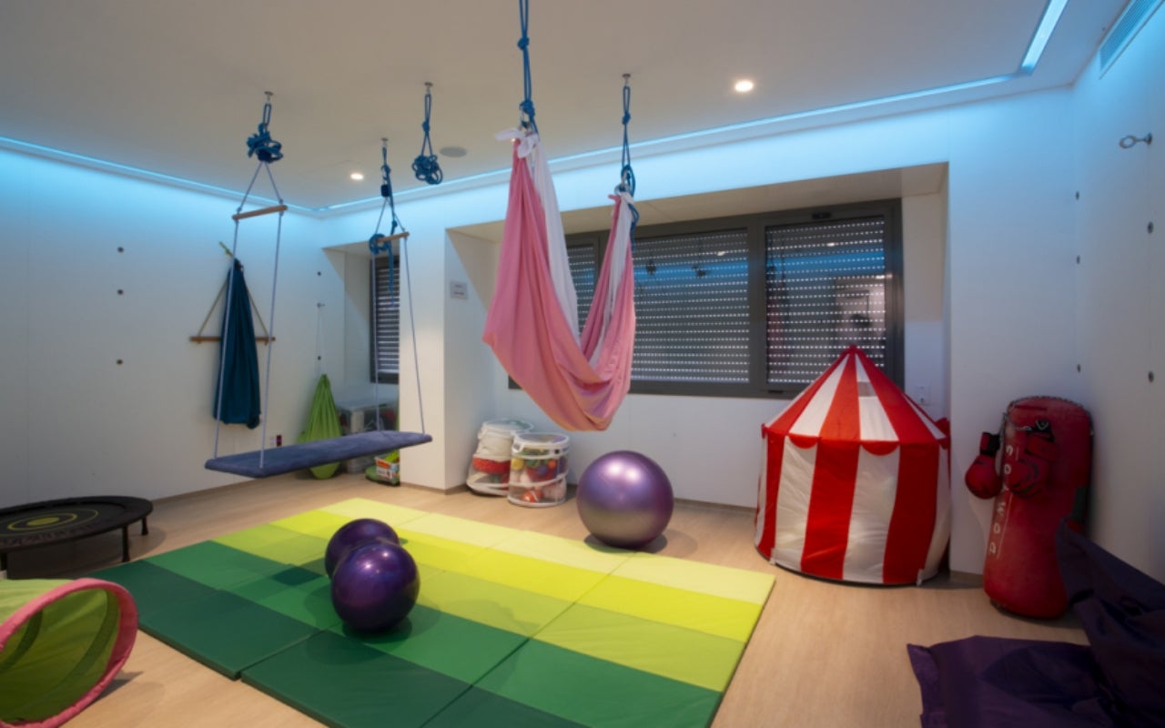 Sala sensorial dins de la Unitat d’Hospitalització Terapèutica del Trastorn de l’Espectre Autista (TEA) de l’Hospital Universitari MútuaTerrassa | HUMT
