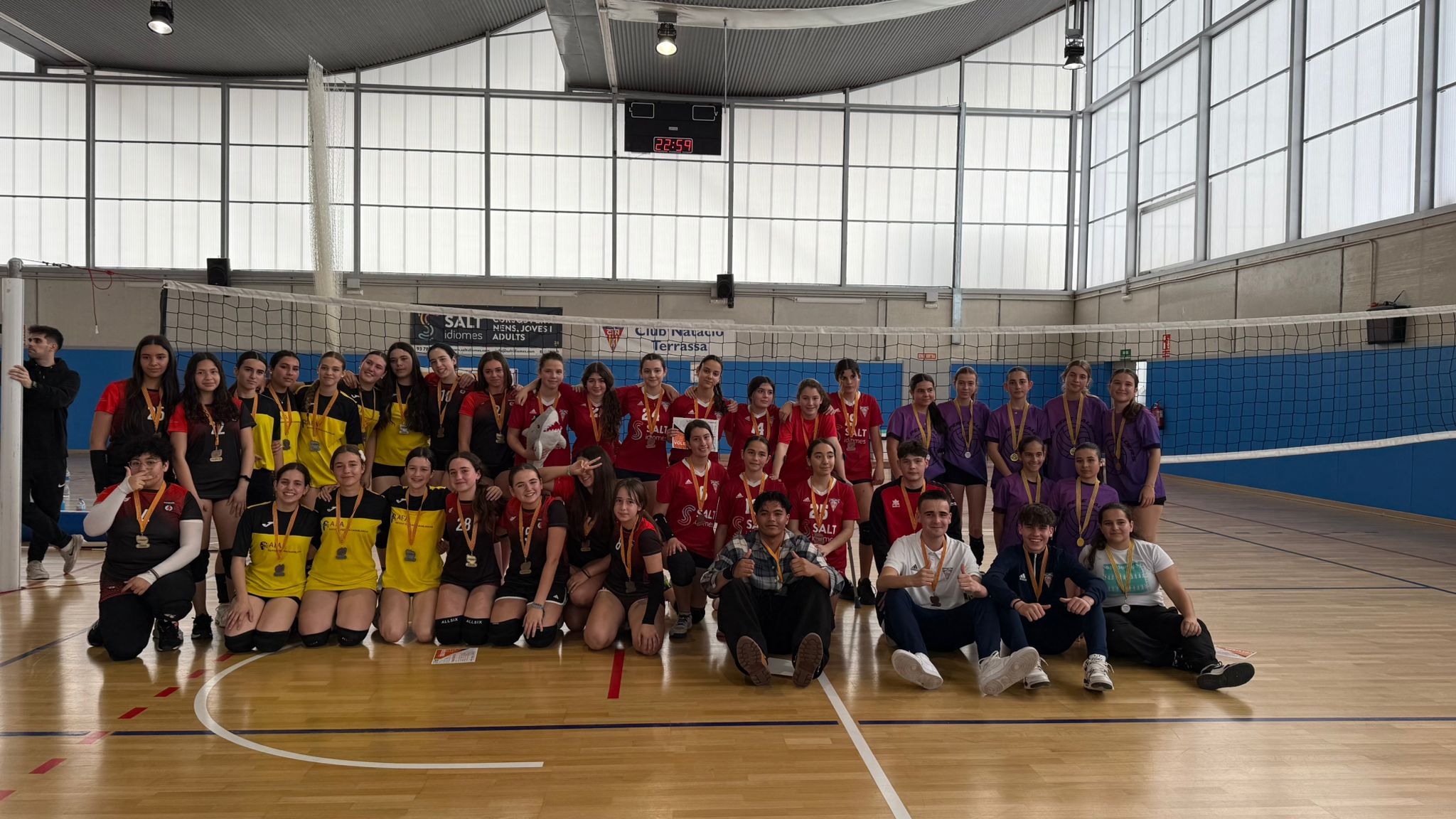 Les escoles premiades en les finals de Voleibol / cedida
