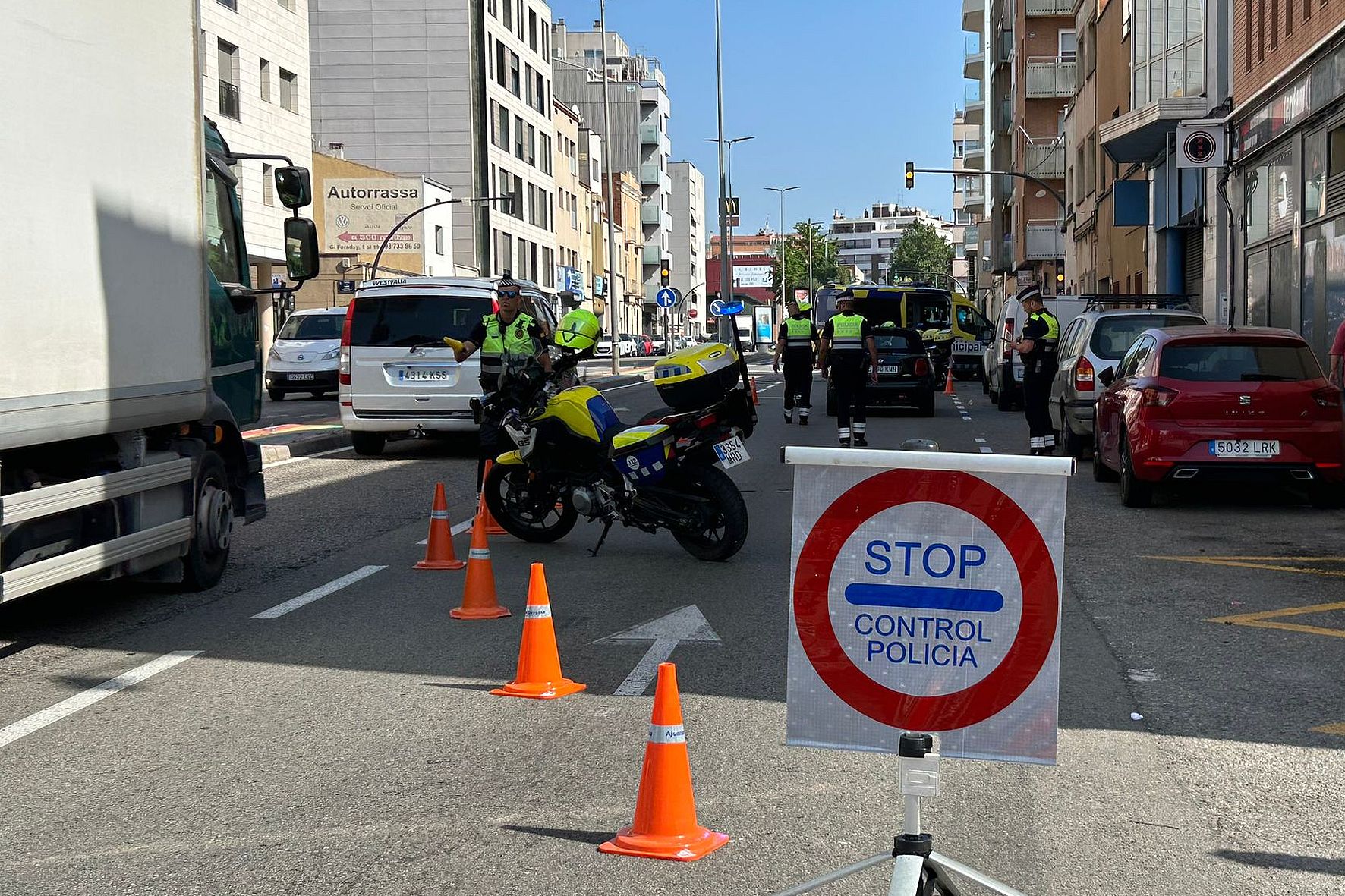 Campanya de control d'alcohol i drogues del Servei Català de Trànsit i la Policia Municipal de Terrassa | Ajuntament de Terrassa
