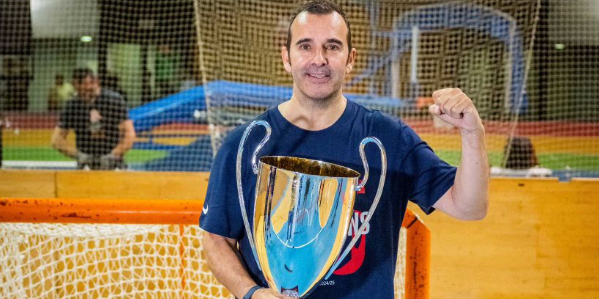 David Cáceres s'acomiada del Barça d'hoquei patins / Cedida
