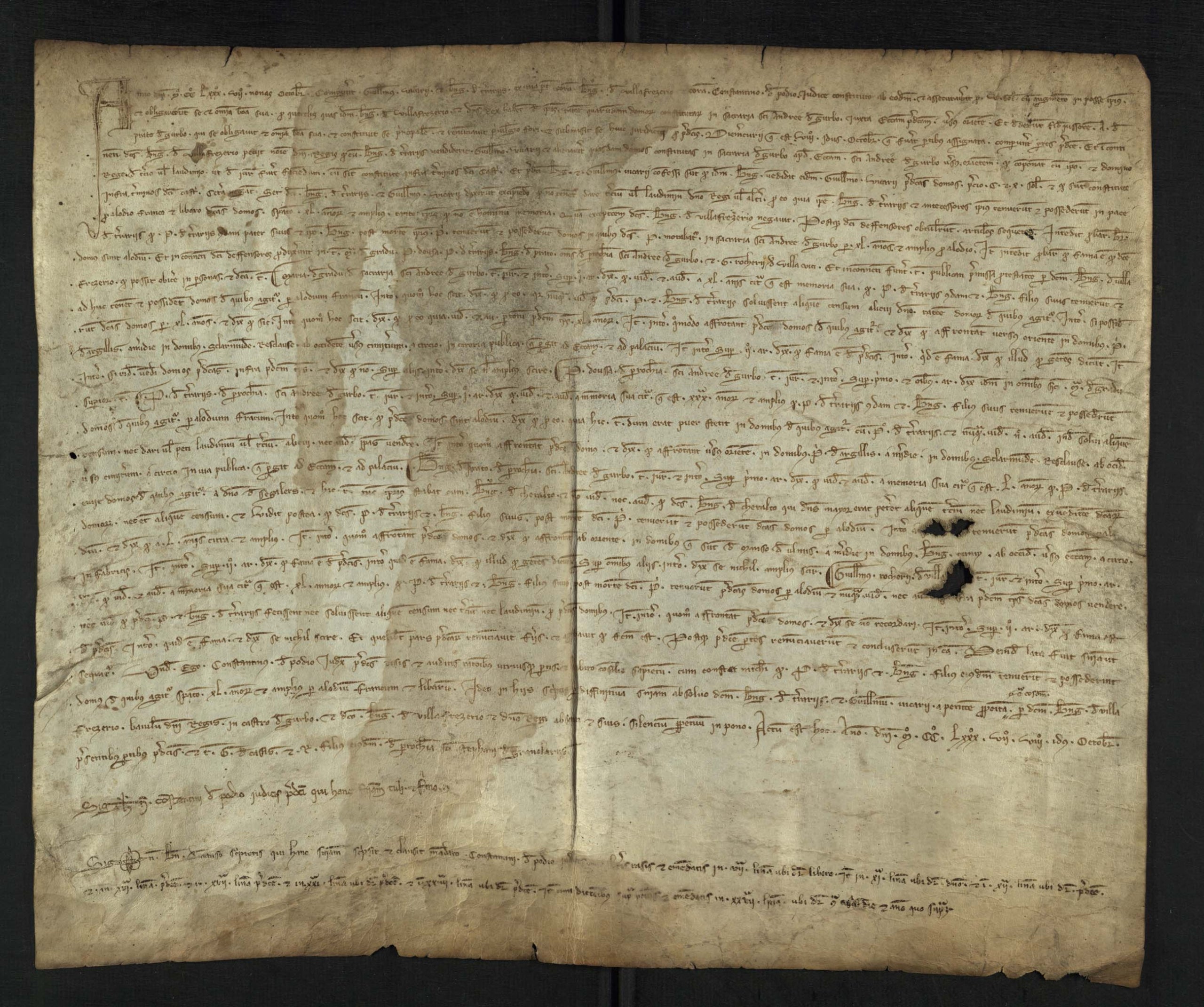 Un dels processos judicials consultables | Arxius Històric de Terrassa