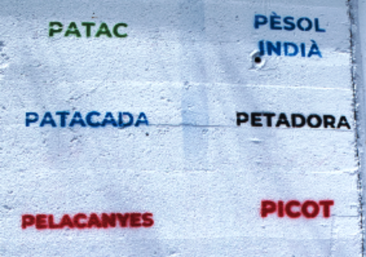 Algunes de les paraules immortalitzades en el mural | Aj. Vacarisses