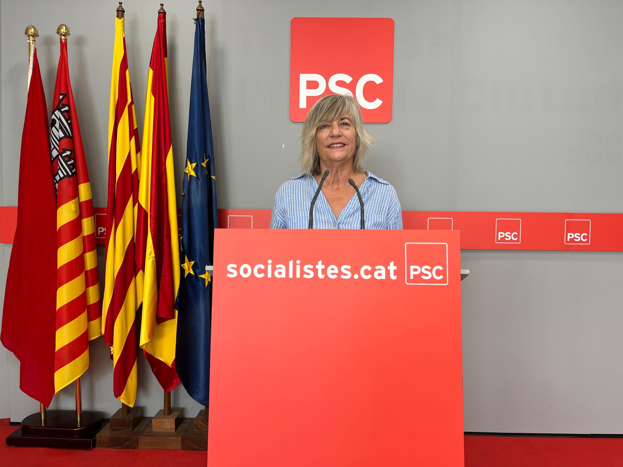 La portavoz del PSC en Terrassa, Eva Candela | PSC