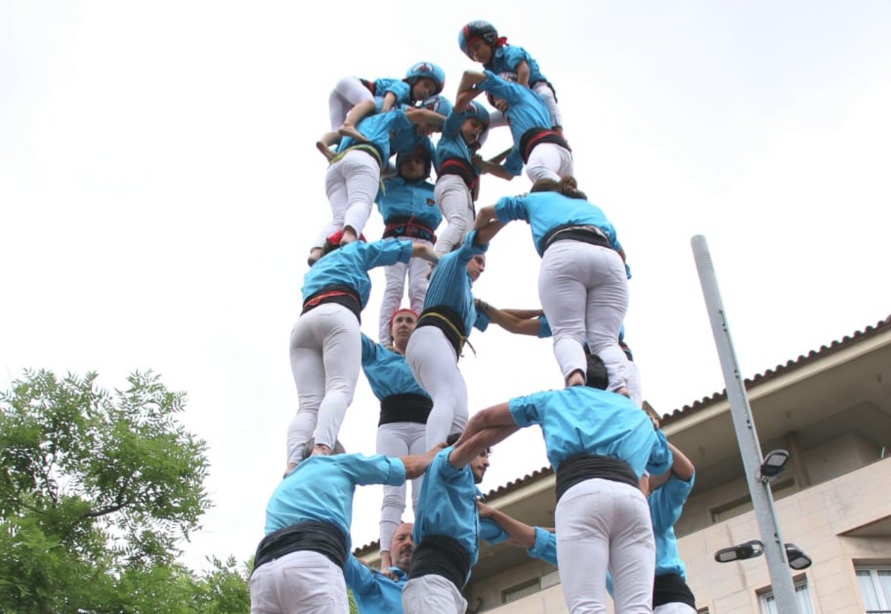Actuación de los Castellers de Terrassa en Sant Gervasi | CdT