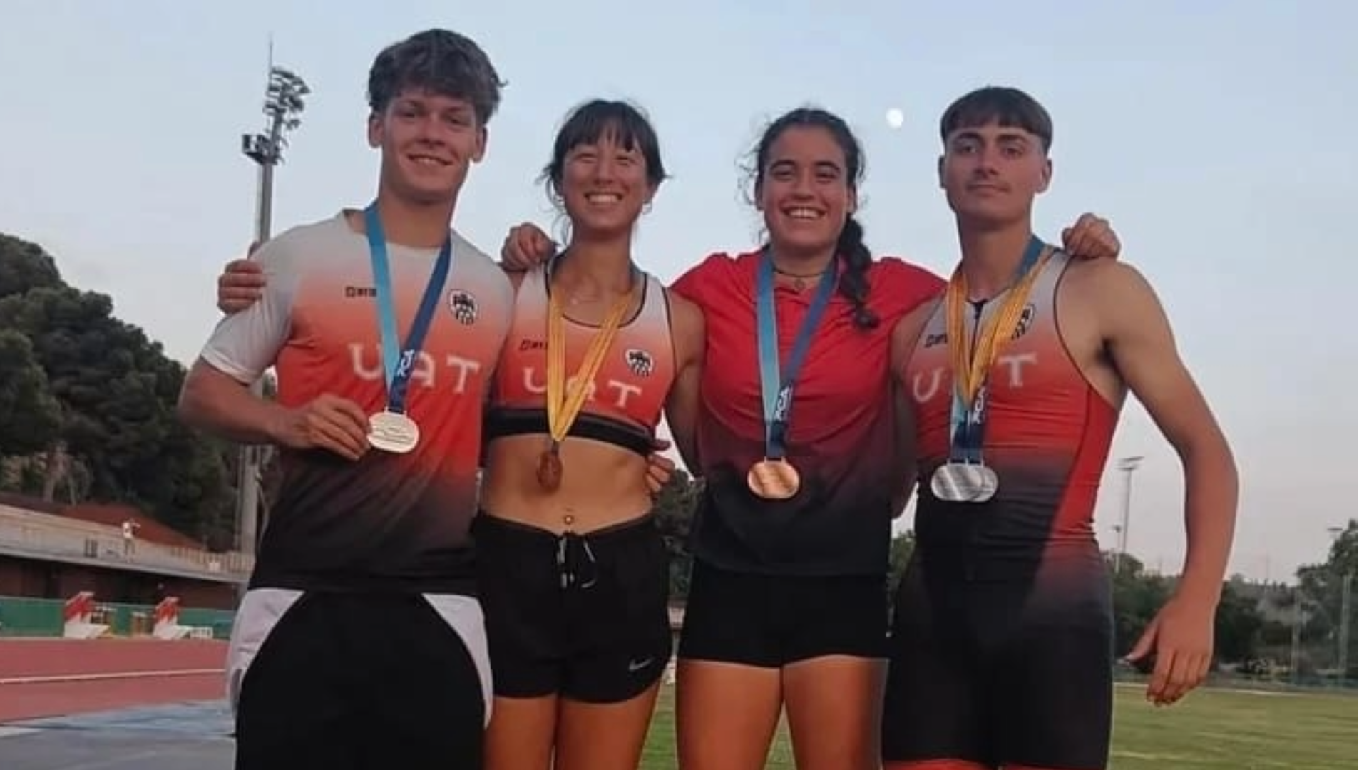 Les medalles de la UAT al Campionat de proves combinades / Foto cedida