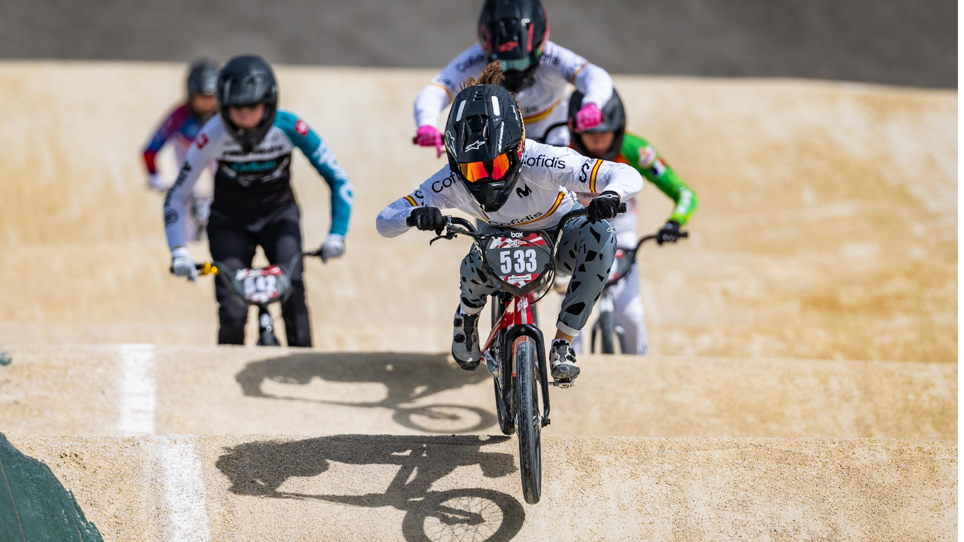Mariona Calvís a la Copa del Món de BMX a Sarrians / Cedida