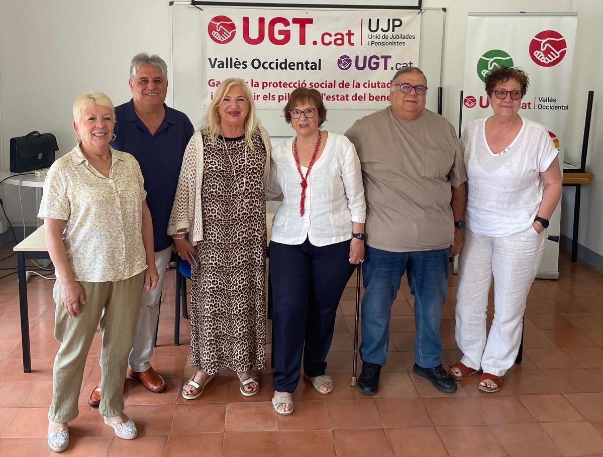 Antonio Burgos, nou secretari general de la Unió de Jubilats i Pensionistes (UJP) de la UGT del Vallès Occidental | Cedida
