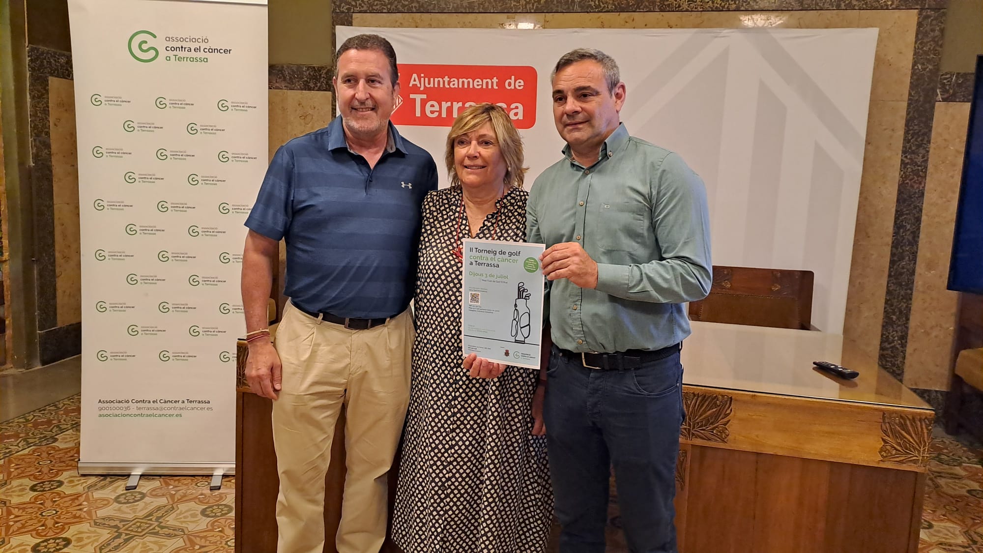 Presentació del II Torneig Solidari de Golf contra el càncer a Terrassa | Oriol Manrique
