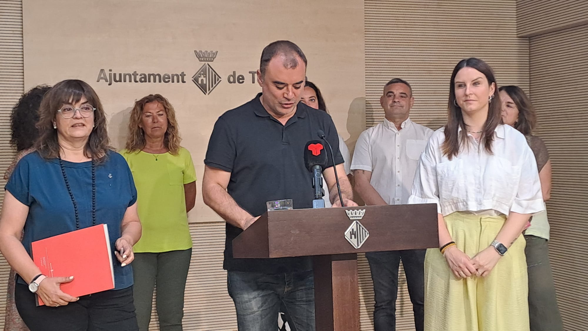L'alcalde de Terrassa, Jordi Ballart, i la tinent d'alcalde, Meritxell Lluís, fan balanç dels dos primers anys de mandat | Oriol Manrique
