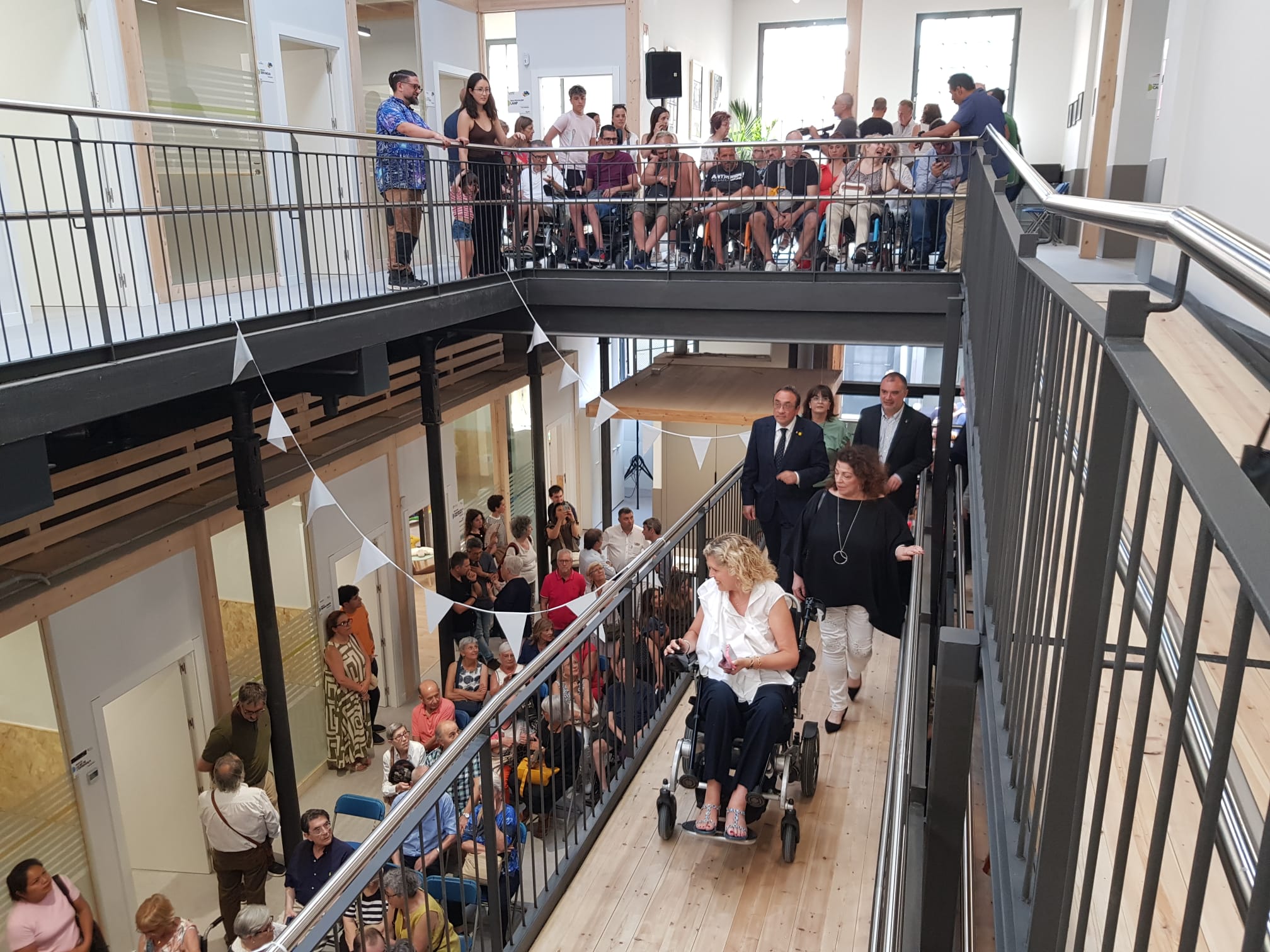 L'antic vapor Pont Aurell s'ha convertit en el nou centre neurològic de l'AVAN | Lluïsa Tarrida
