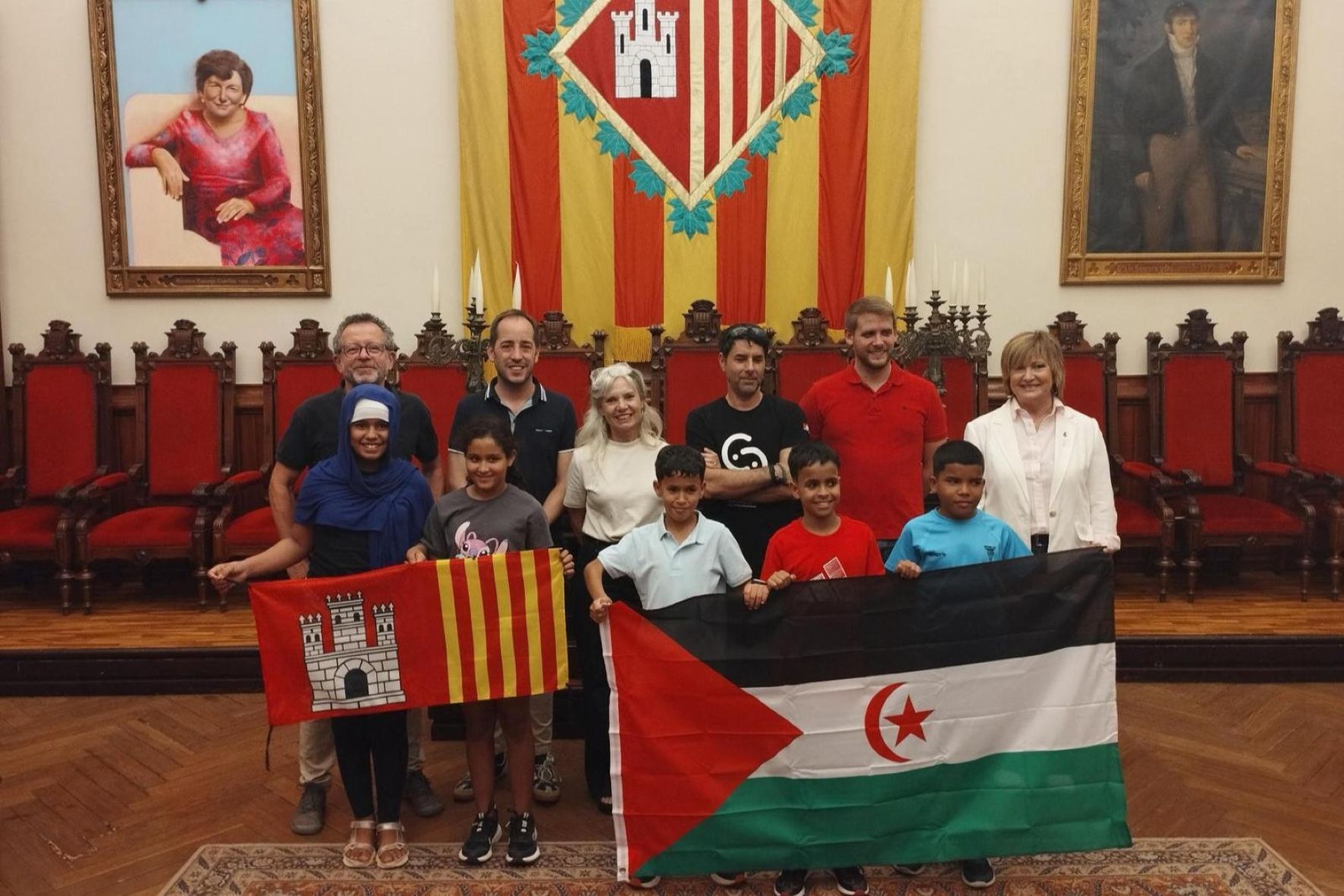 Acte de recepció dels infants sahrauís acollits a Terrassa | Ajuntament de Terrassa
